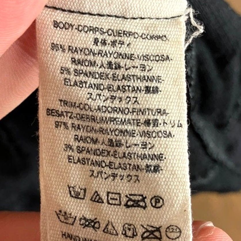 Vintage We The Free Womens Shirt Black Thermal Waffle Scoop Neck Long Sleeve XS Size XS / US 0-2 / IT 36-38 - 7 Thumbnail