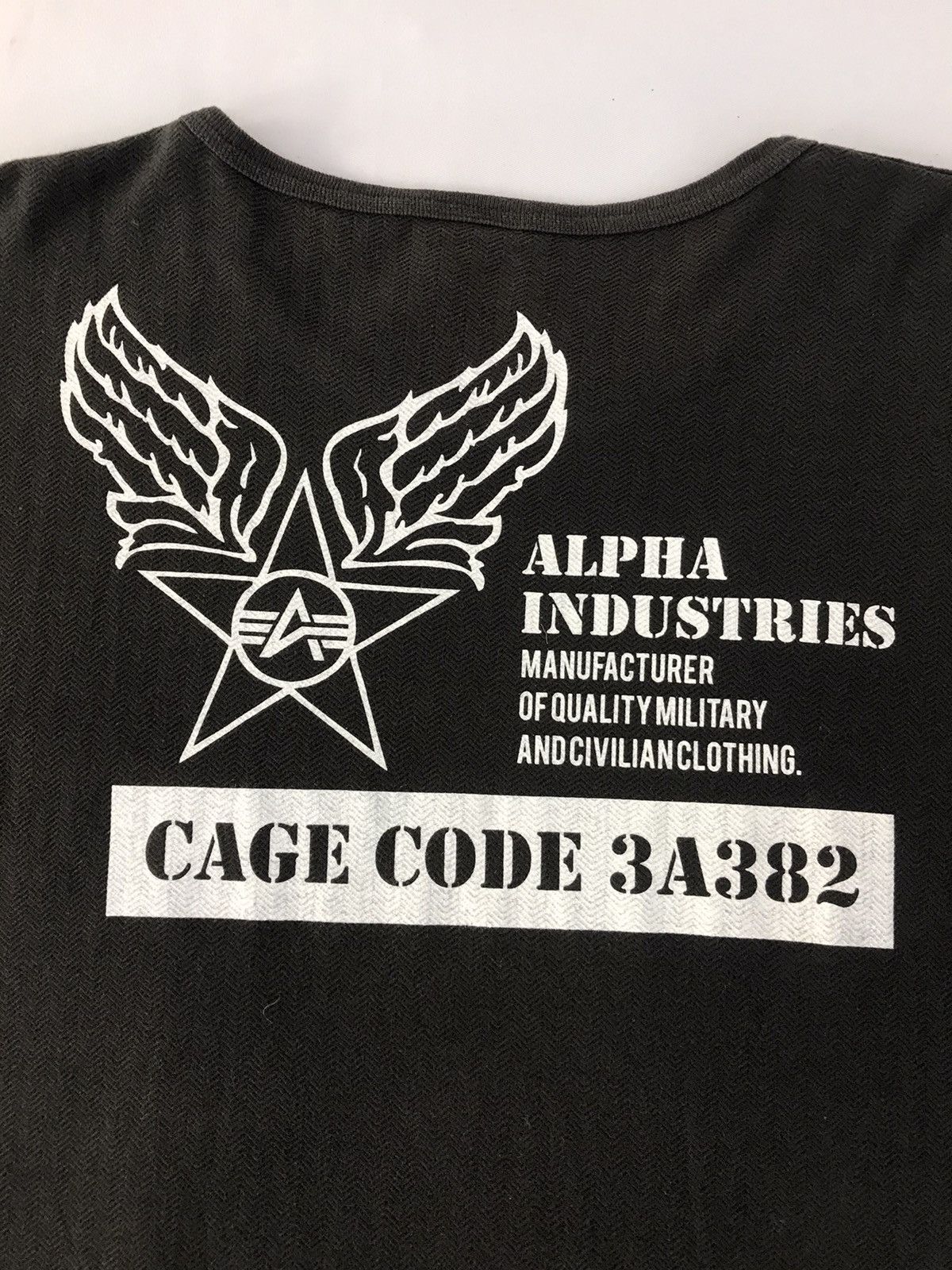 Alpha Industries × Vintage Vintage Alpha Industries Faded Colour Long Sleeve Shirt Size US L / EU 52-54 / 3 - 11 Thumbnail