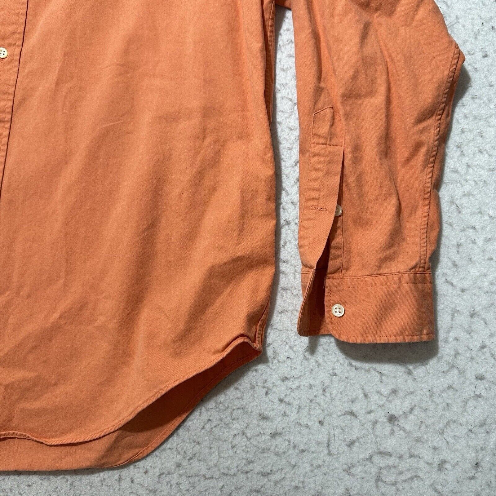 Ralph Lauren Ralph Lauren Large Blake Button Salmon Orange Dress Shirt Size US L / EU 52-54 / 3 - 5 Thumbnail