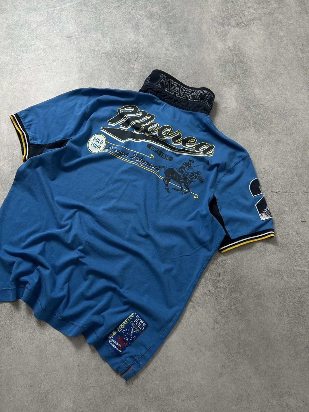 La Martina La Martina Moorea big logo polos chief keef style y2k Size US L / EU 52-54 / 3 - 4 Thumbnail
