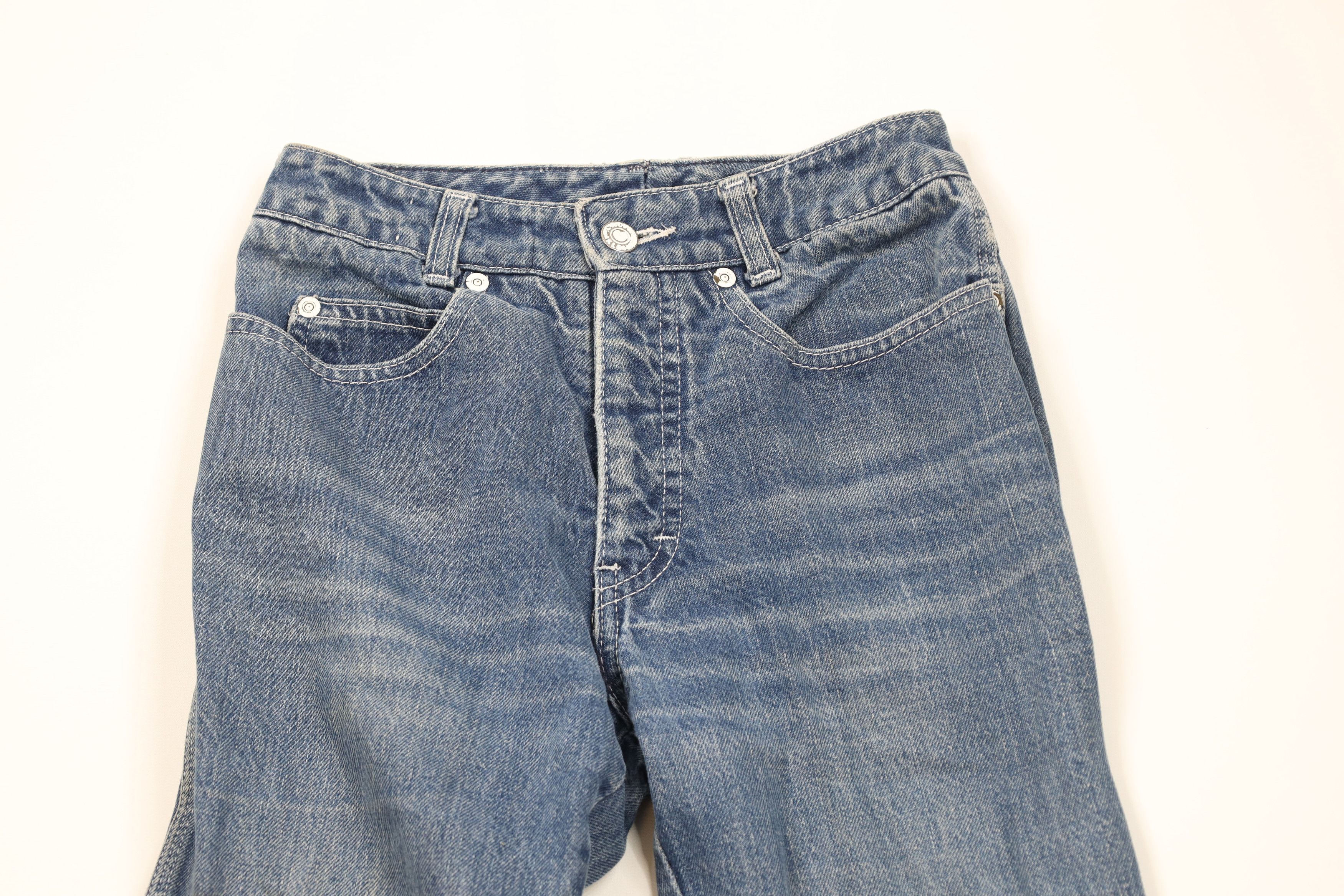 Guess × Vintage Vintage 80s Guess Skinny Straight Leg Denim Jeans Blue USA Size 24" / US 00 / IT 34 - 2 Thumbnail