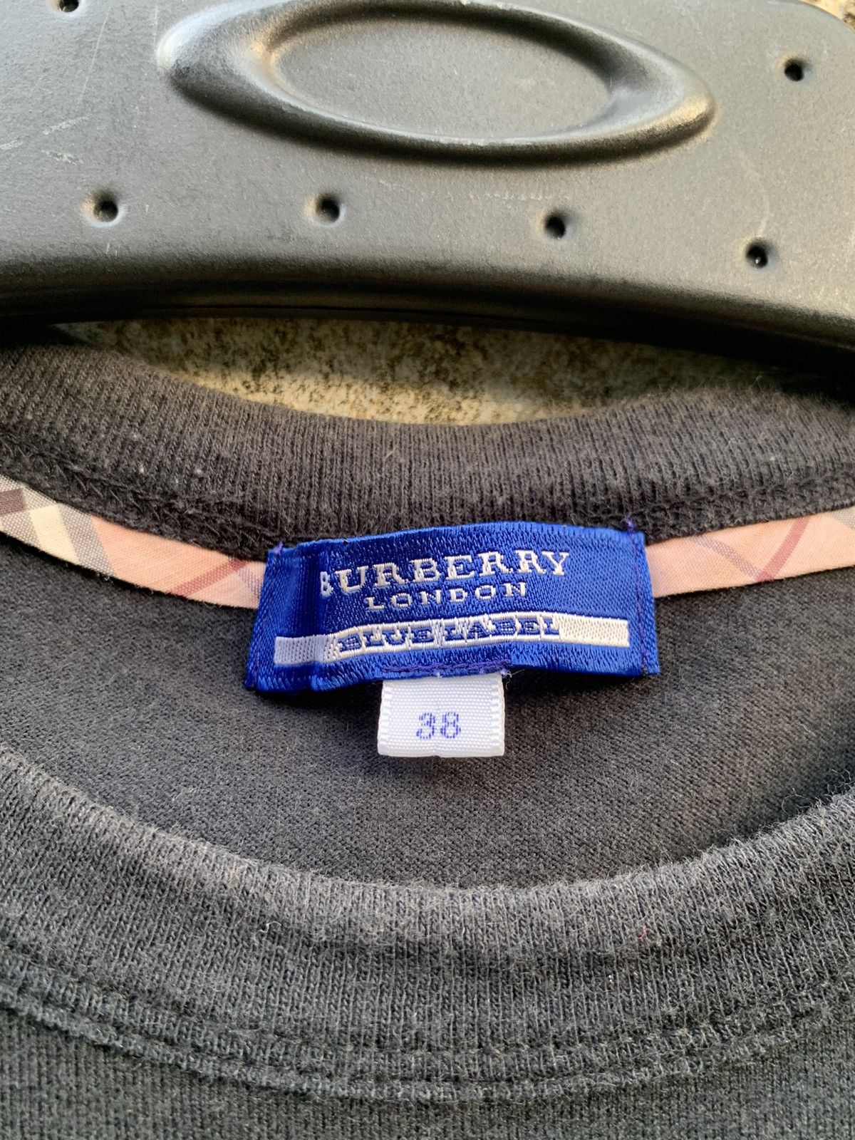Burberry × Japanese Brand × Vintage Burberry London Blue Label Top Tee Black Size M / US 6-8 / IT 42-44 - 5 Thumbnail