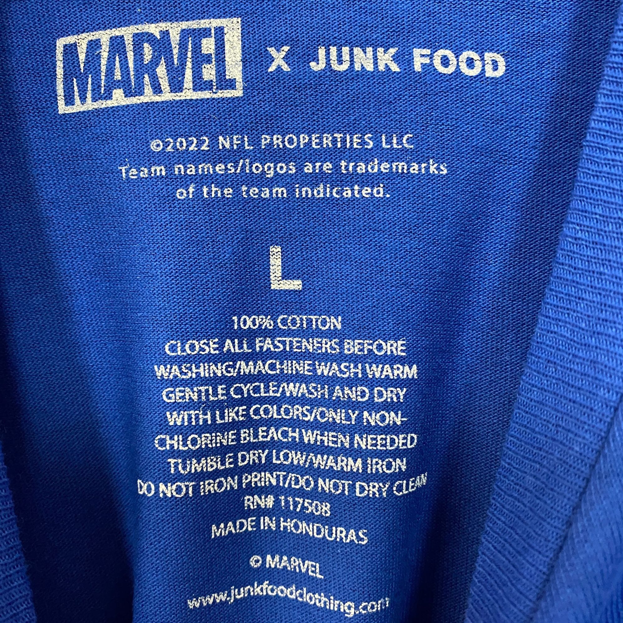 Junk Food Junk Food X Marvel The Avengers Lineup Indianapolis Colts T- Size US L / EU 52-54 / 3 - 4 Thumbnail