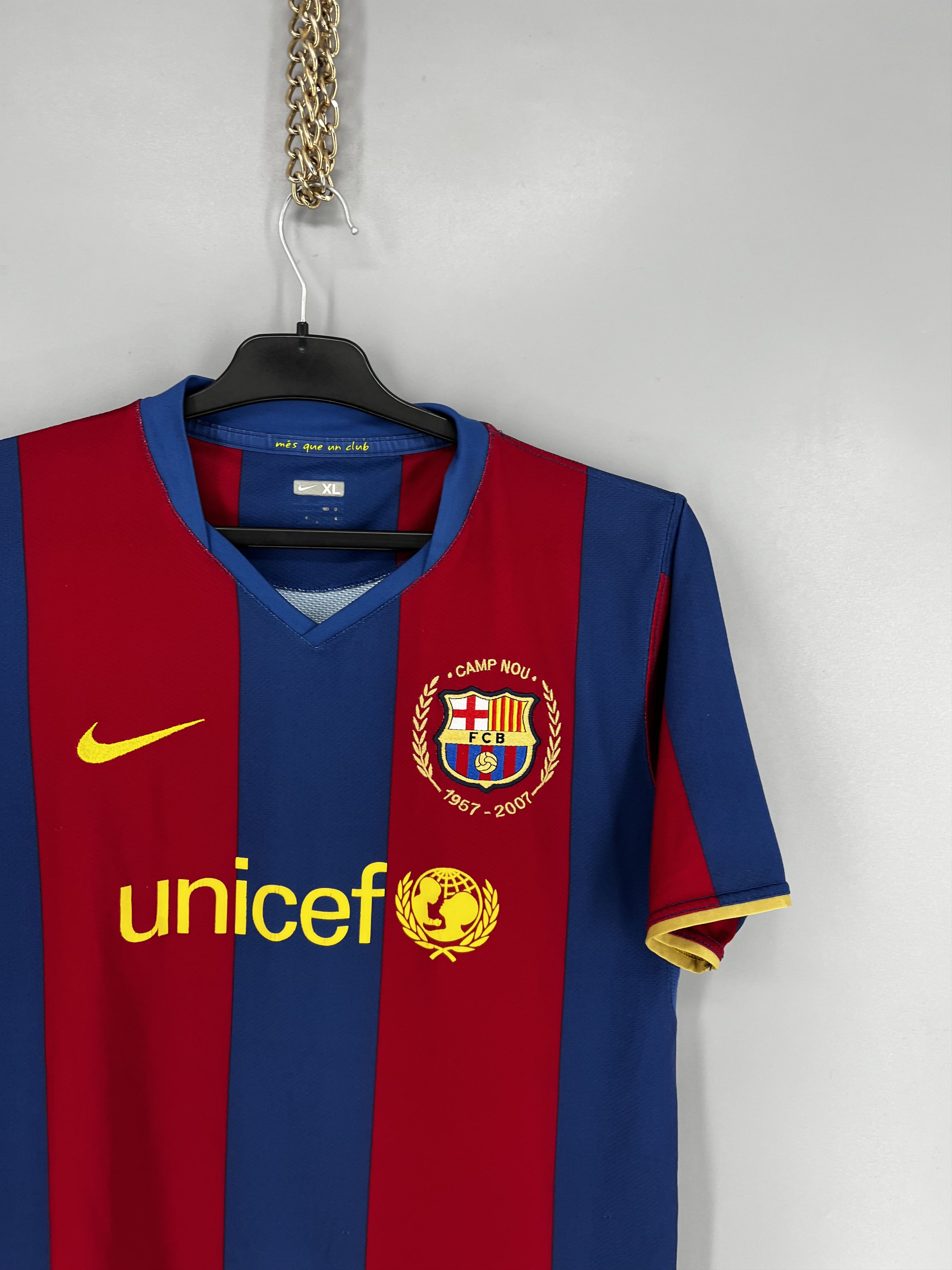 Nike Barcelona Nike 2007 Jersey Vintage Y-Shirts Size XL Size US XS / EU 42 / 0 - 5 Thumbnail