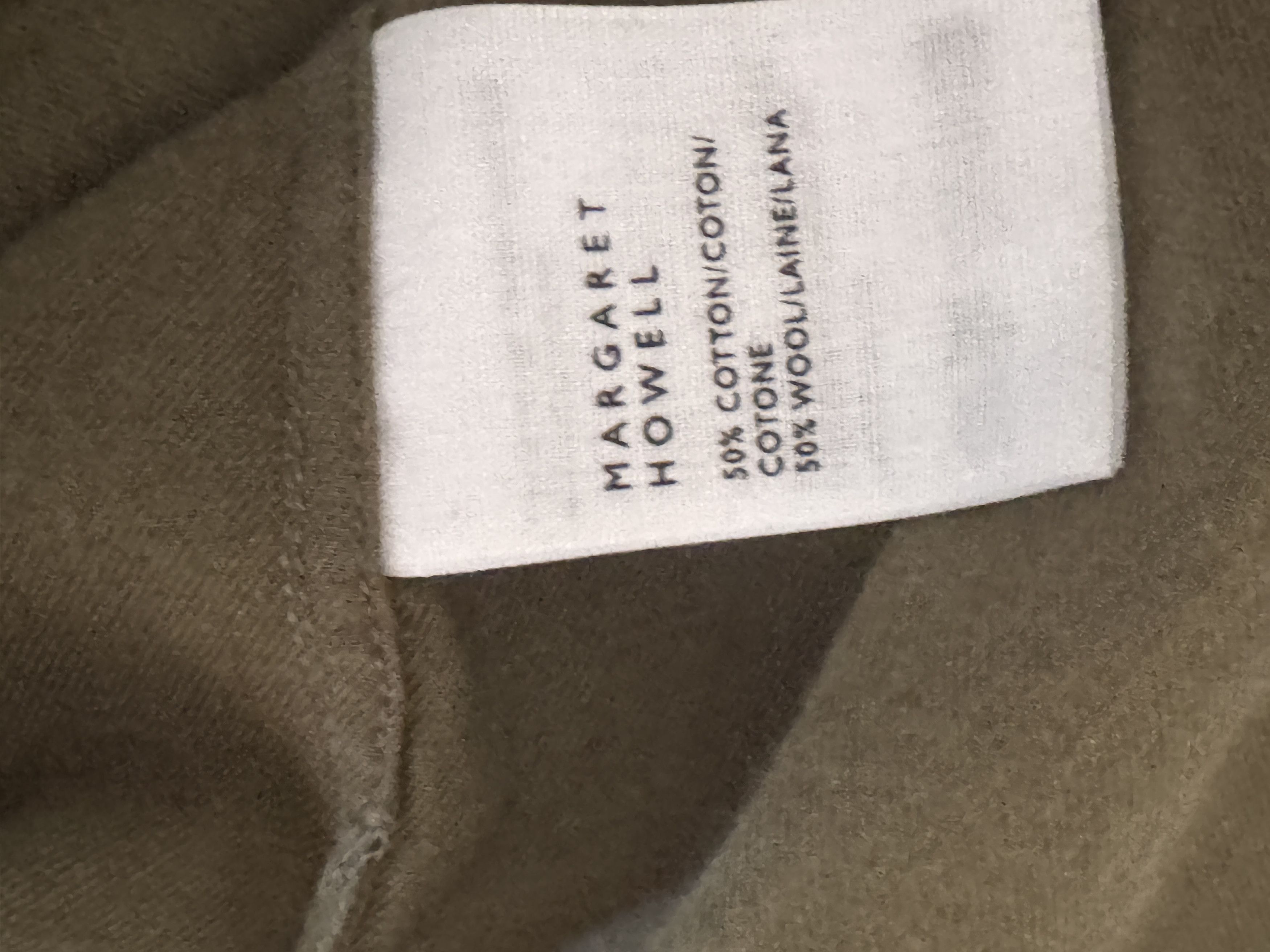 Margaret Howell Inverted Pocket Button Up Shirt Cotton Wool Twill Size US XL / EU 56 / 4 - 6 Thumbnail