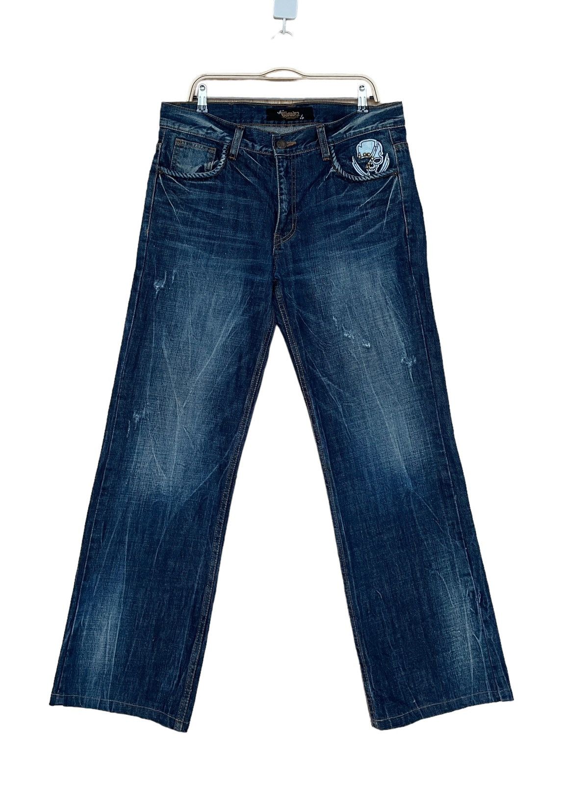 If Six Was Nine × Japanese Brand × Le Grande Bleu (L.G.B.) Vintage Japanese Brand Cloudy 72 Jeans 2000s Size US 36 / EU 52 - 2 Thumbnail