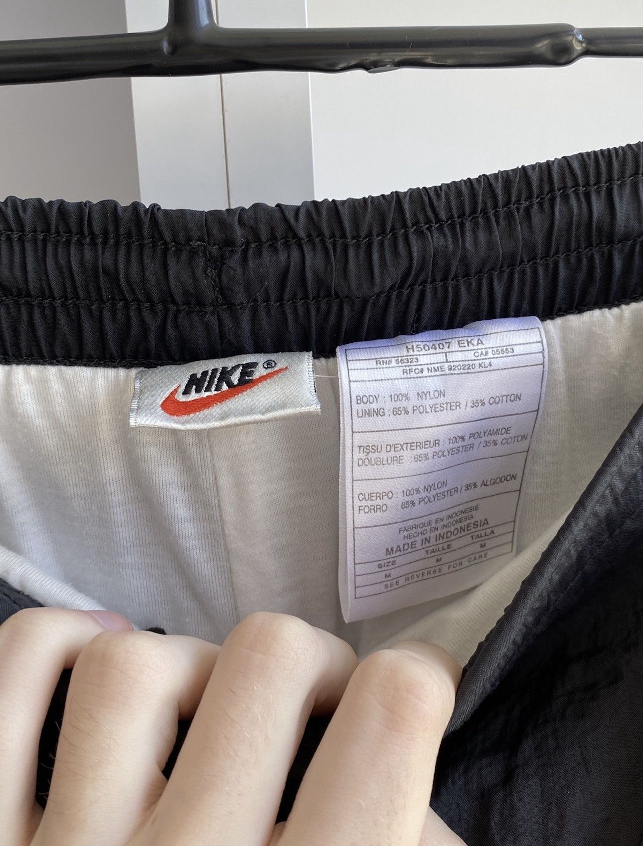 Nike × Vintage Vintage Nylon Nike drill pants Size US 32 / EU 48 - 4 Thumbnail
