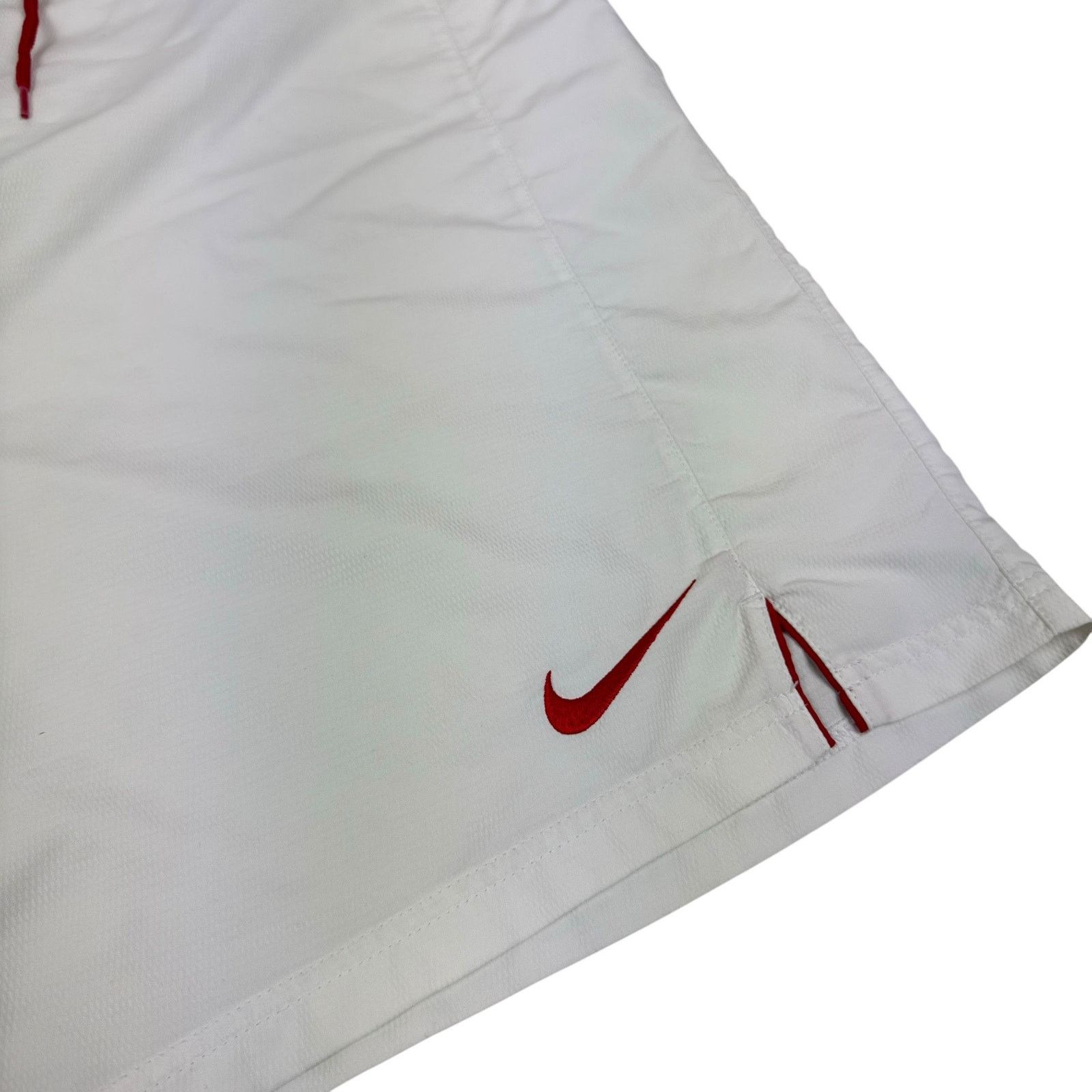 Nike Nike Men's White Solo Swoosh Arsenal F.C. Football Shorts L Size US 34 / EU 50 - 5 Thumbnail