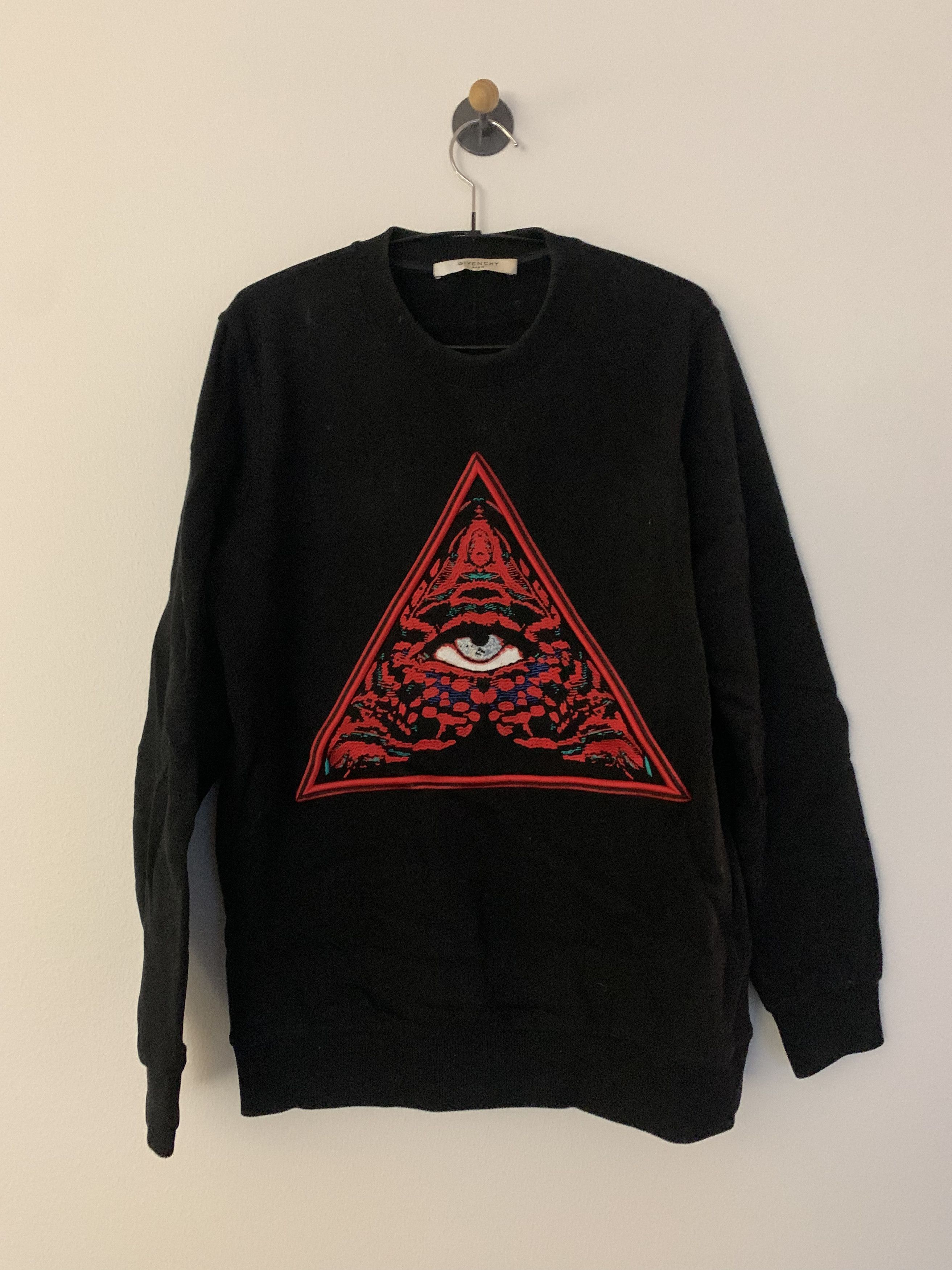 Givenchy Givenchy Cuban-Fit Embroidered Sweatshirt Size US XS / EU 42 / 0 - 1 Thumbnail