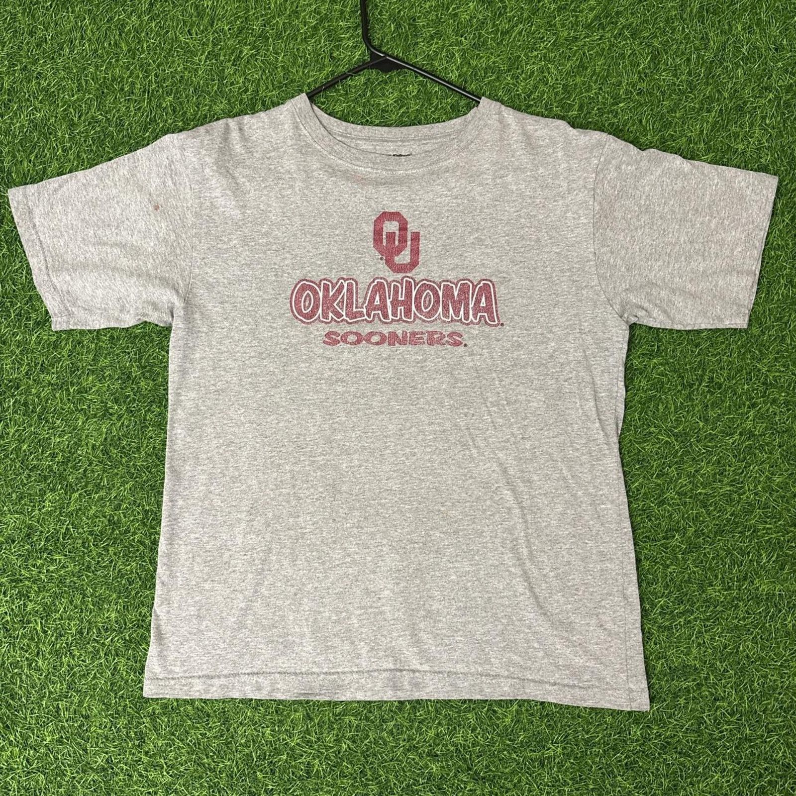 Pro Edge Men's Y2k Grey Oklahoma Sooners Graphic Tee Size US S / EU 44-46 / 1 - 1 Thumbnail