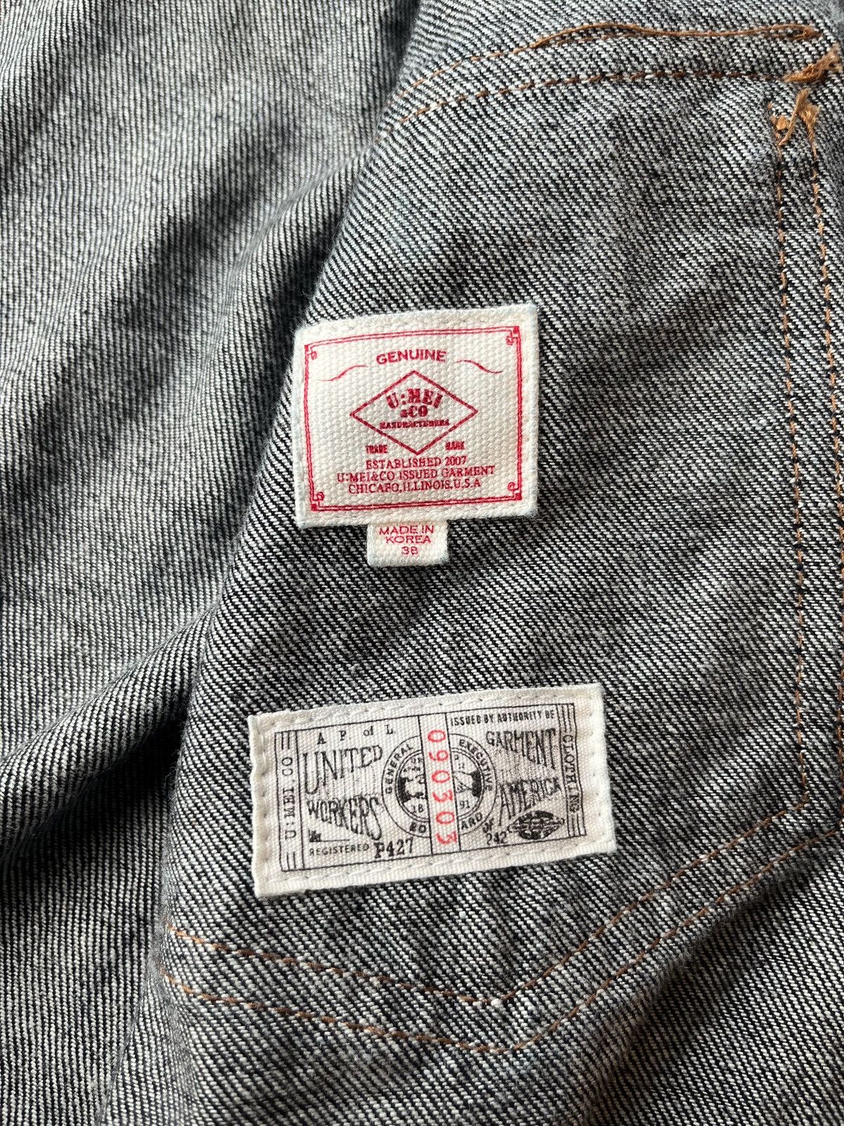 Japanese Brand United Garments Genuine U:Mei & Co Type 1 Selvedge Denim Size US M / EU 48-50 / 2 - 13 Thumbnail