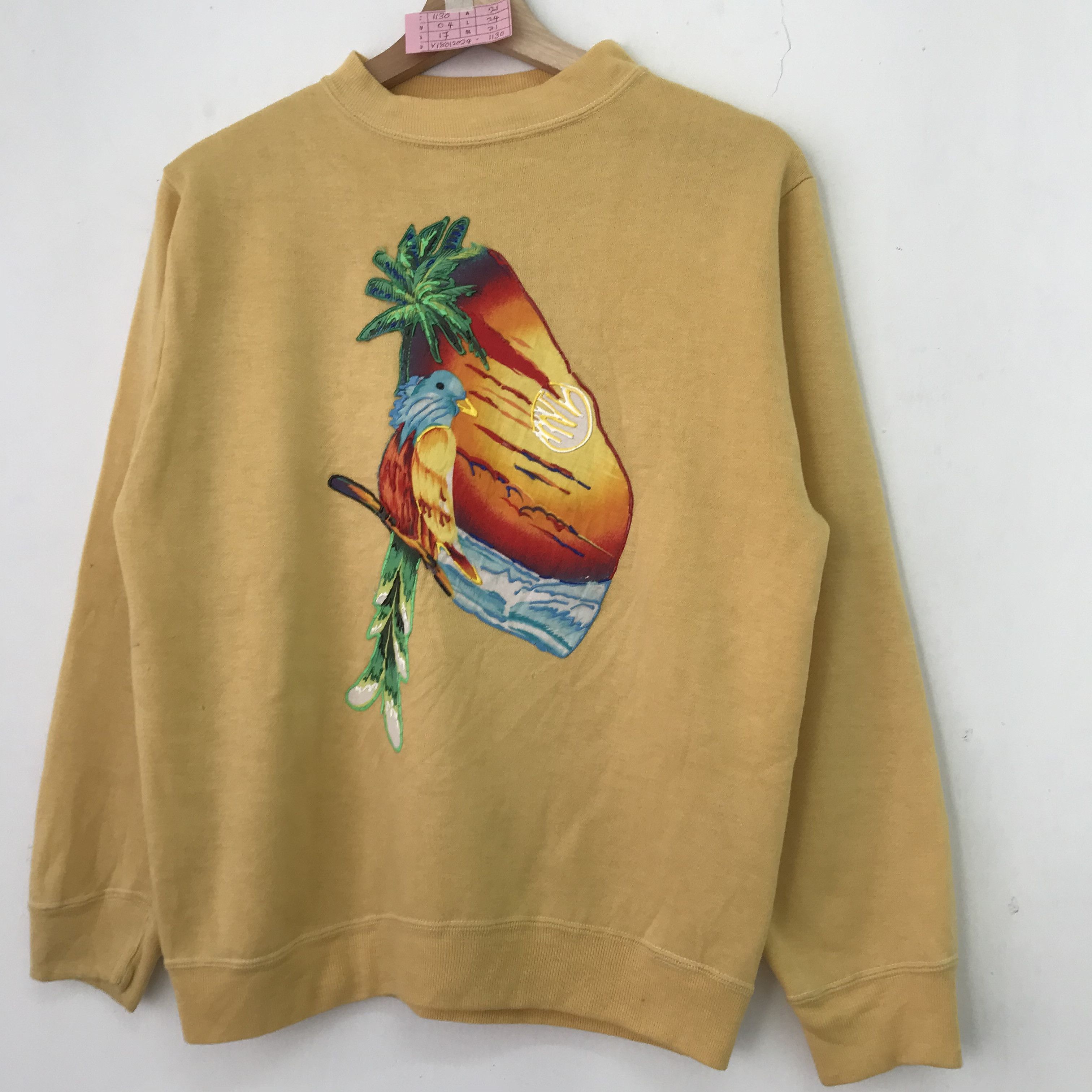 Towncraft Vintage 90's Towncraft Jc Pennys Art Graphic Parrot Bird Size US M / EU 48-50 / 2 - 3 Thumbnail