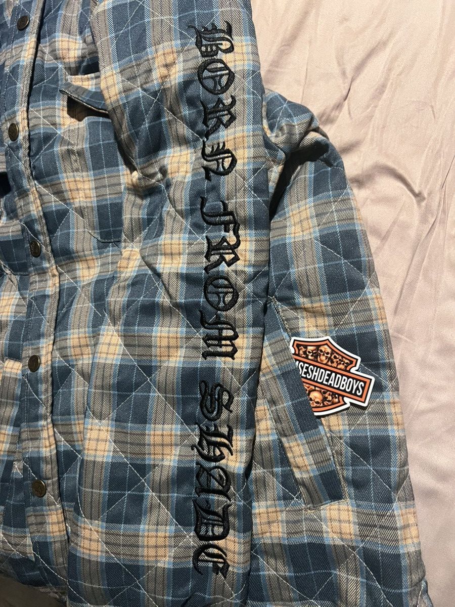 TeamSESH TeamSESH BONES BORNFROMSHADE QUILTED FLANNEL jacket blue Size US S / EU 44-46 / 1 - 10 Thumbnail