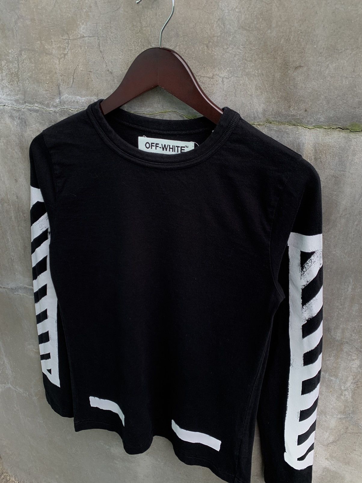 Off-White Brushed Diagonals Long Sleeve Size US XXS / EU 40 - 5 Thumbnail