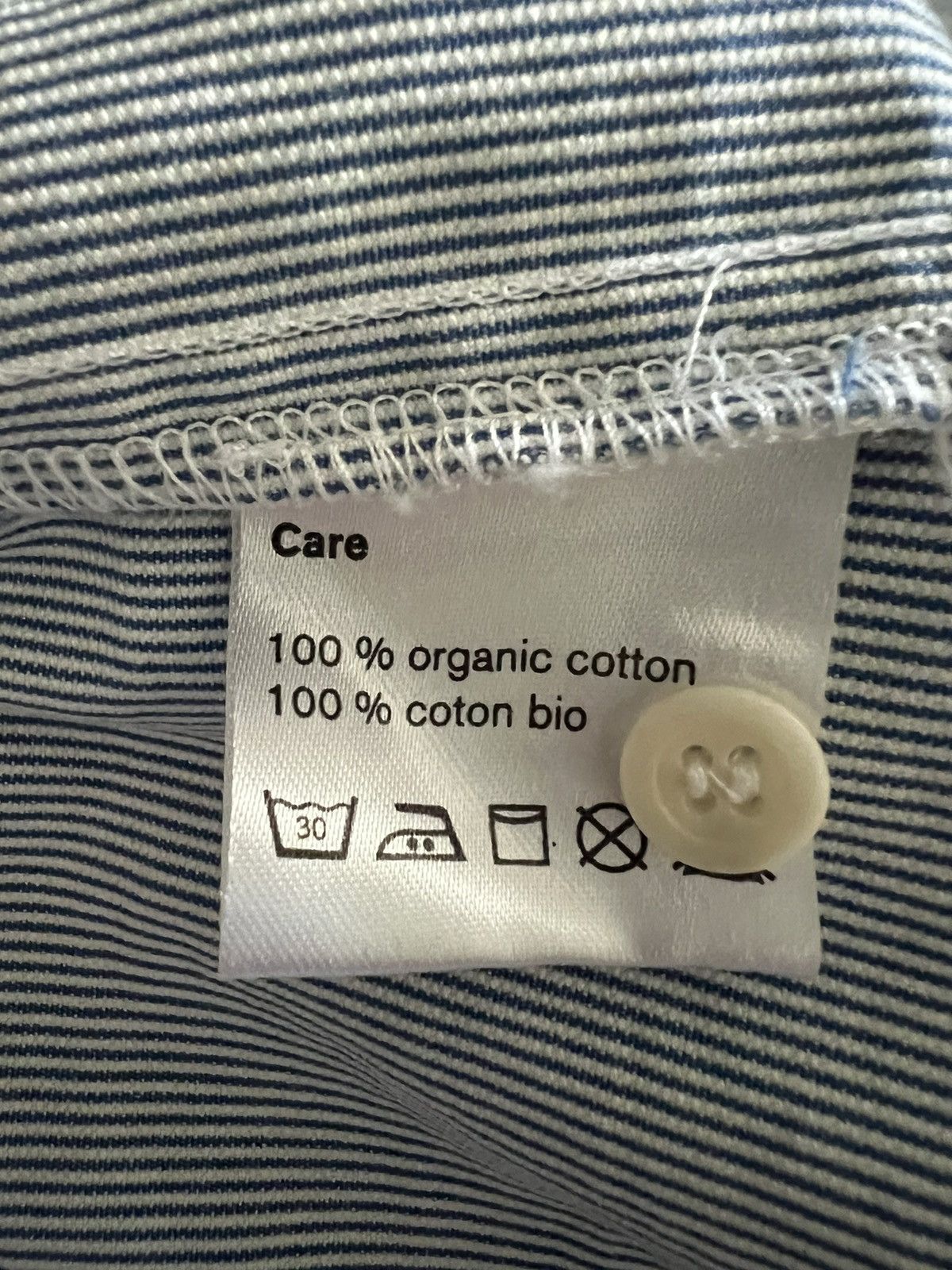 The White Briefs Organic Granddad Collar Short Sleeve Button-up Size US XL / EU 56 / 4 - 5 Thumbnail