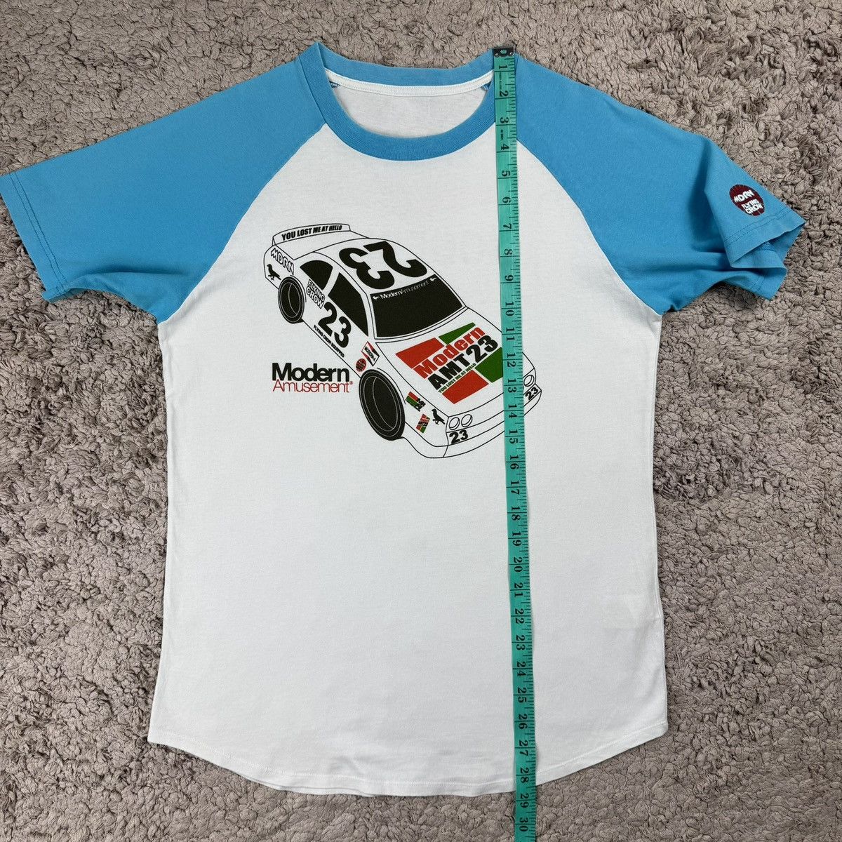 Modern Amusement Modern Amusement Raglan NASCAR Racing Car Graphic T-shirt Size US M / EU 48-50 / 2 - 17 Thumbnail