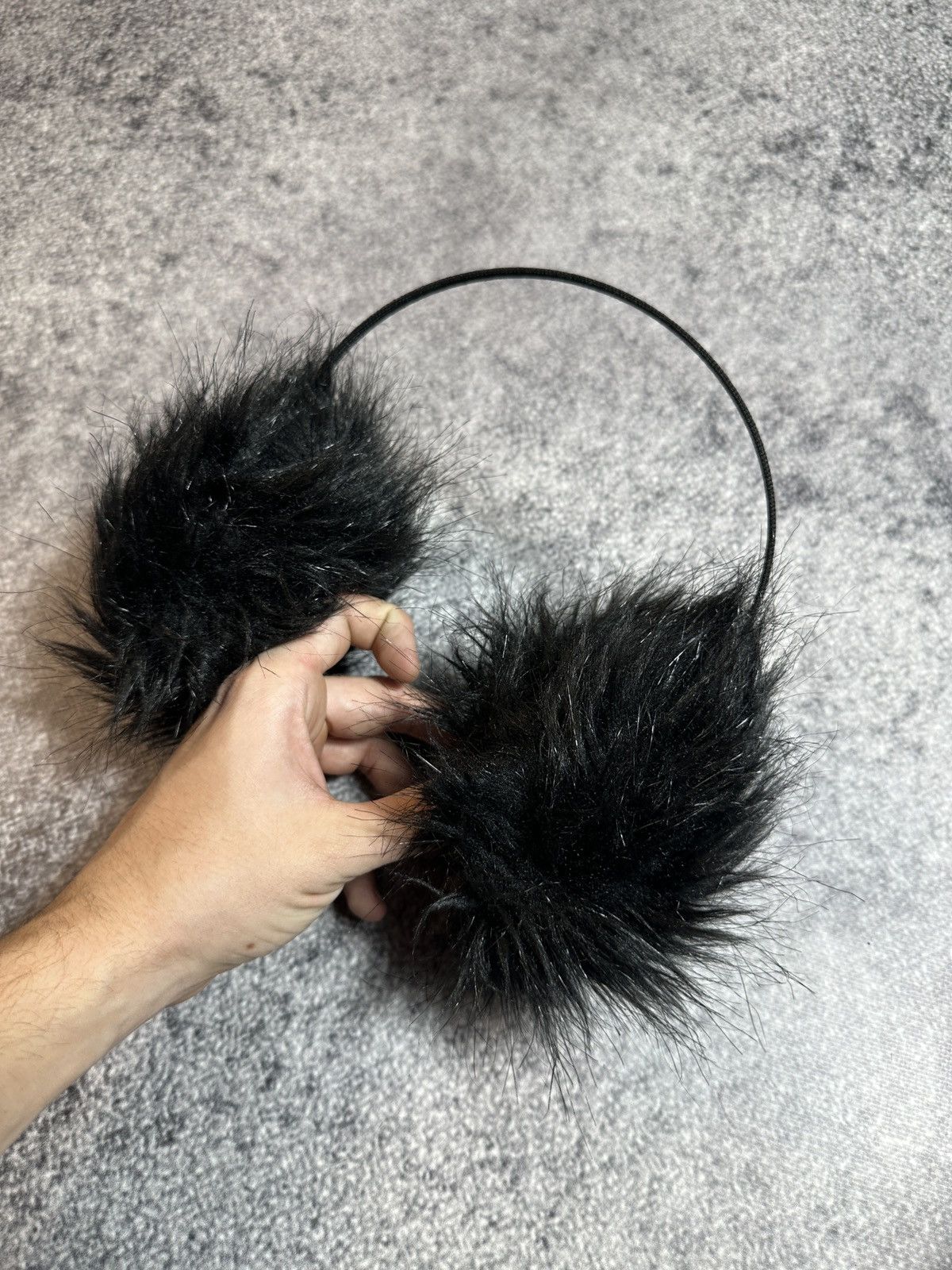 Other Y2K Vintage Fur Ears Streetwear Alt Hat Rare Opium USA Size ONE SIZE - 1 Thumbnail