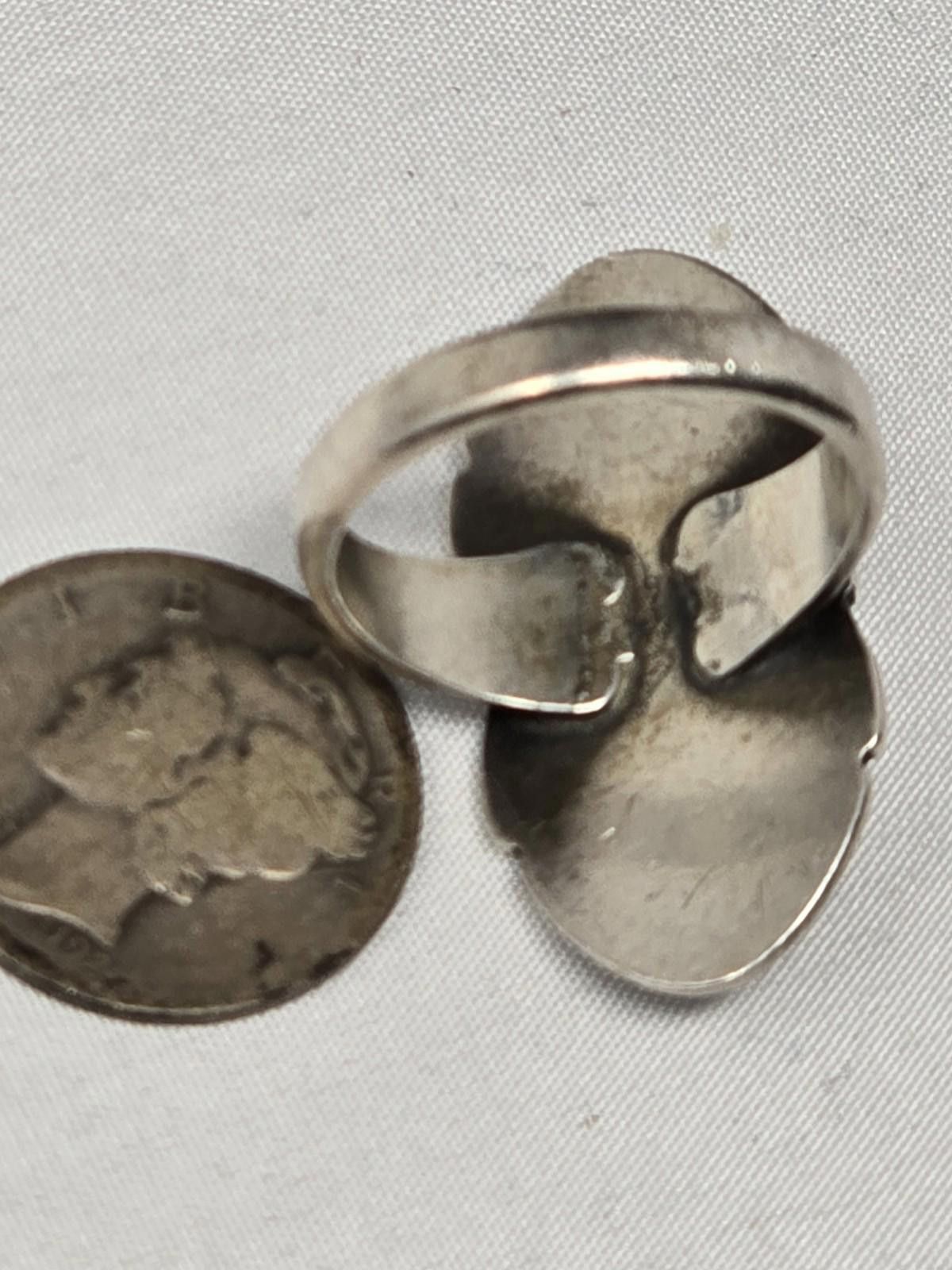 Billionaire Boys Club Vtg Bells Trading Post Sterling Silver Turquoise Ring Size 6 Size ONE SIZE - 6 Thumbnail