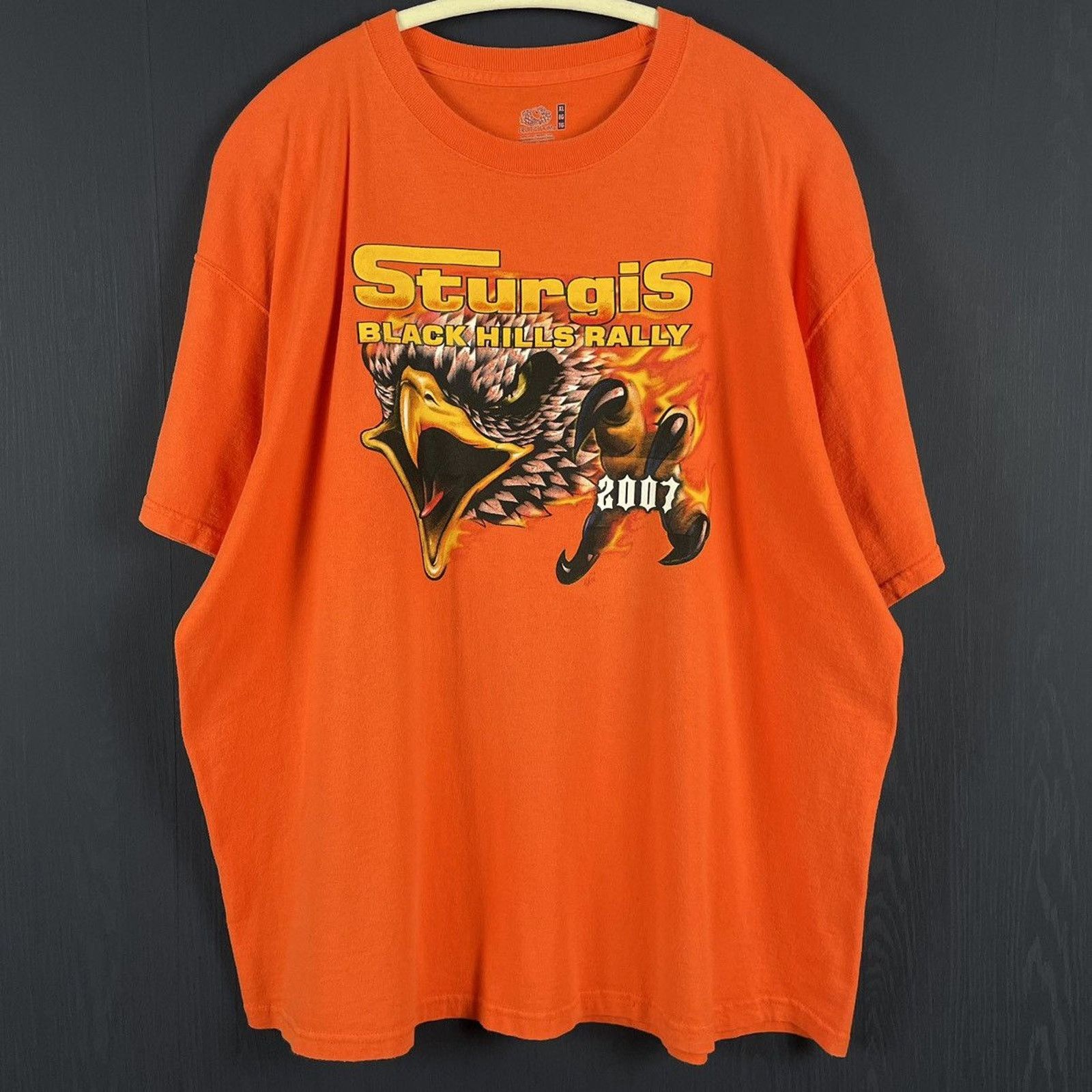 Vintage 🇺🇸2007 STURGIS Bike Rally Eagle T Size US XL / EU 56 / 4 - 1 Thumbnail