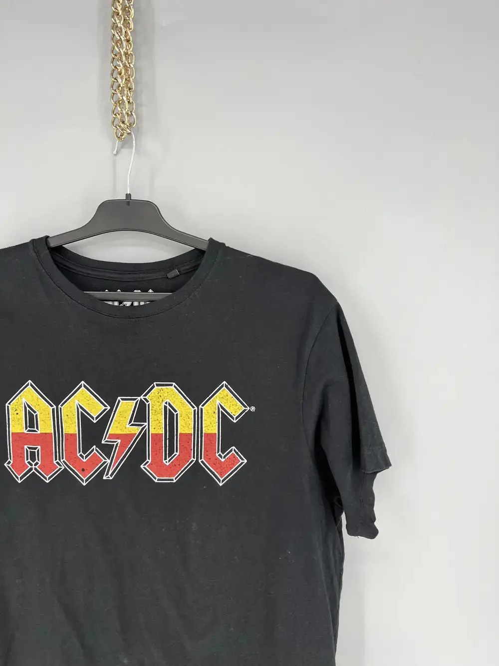Band Tees × Vintage Vintage Y2K AC/DC ACDC Black In Evrope Tour Big Logo Size US M / EU 48-50 / 2 - 5 Thumbnail