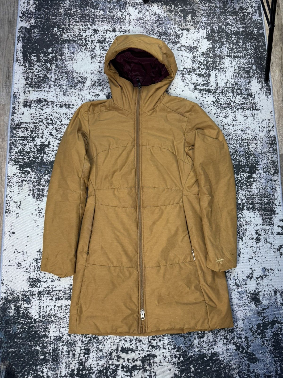 Arcteryx Puffer Coat Jacket Yellow S Womens