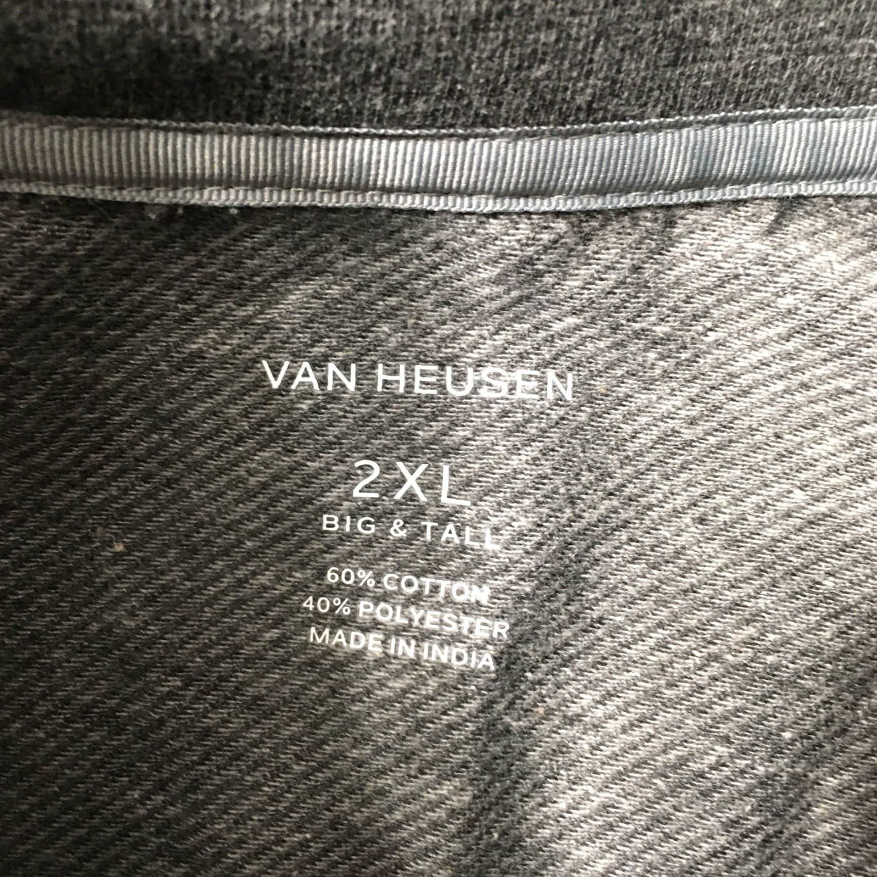 Van Heusen VINTAGE NWOT Van Heusen Mens 1/4 Zip Sweater XL Gray Heathered Mock Neck Size US XL / EU 56 / 4 - 3 Thumbnail