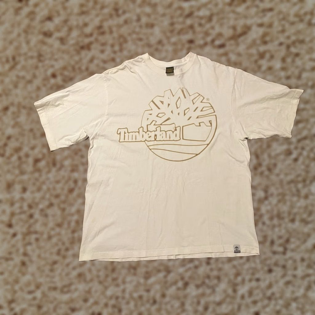 Timberland VINTAGE Timberland White Logo Tee T-Shirt Men's 2XL XXL S/S Size US XXL / EU 58 / 5 - 1 Thumbnail
