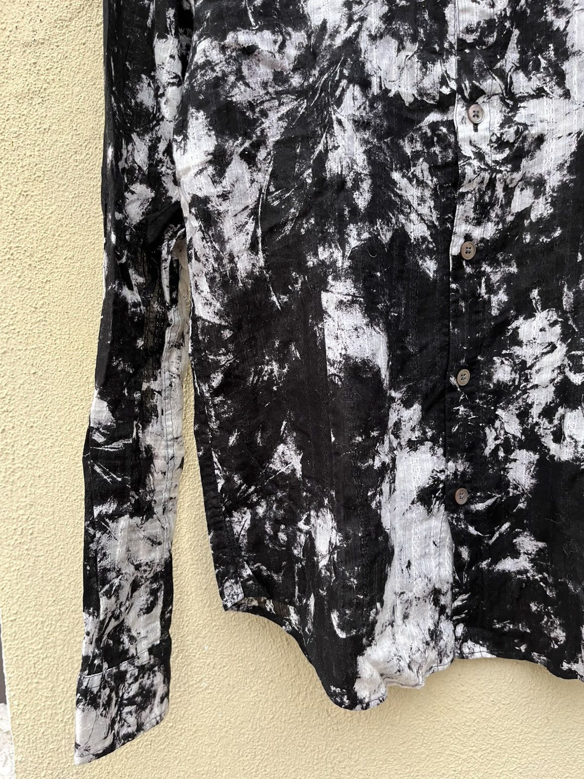 Tornado Mart Black & white tie dye button up Size US M / EU 48-50 / 2 - 6 Thumbnail