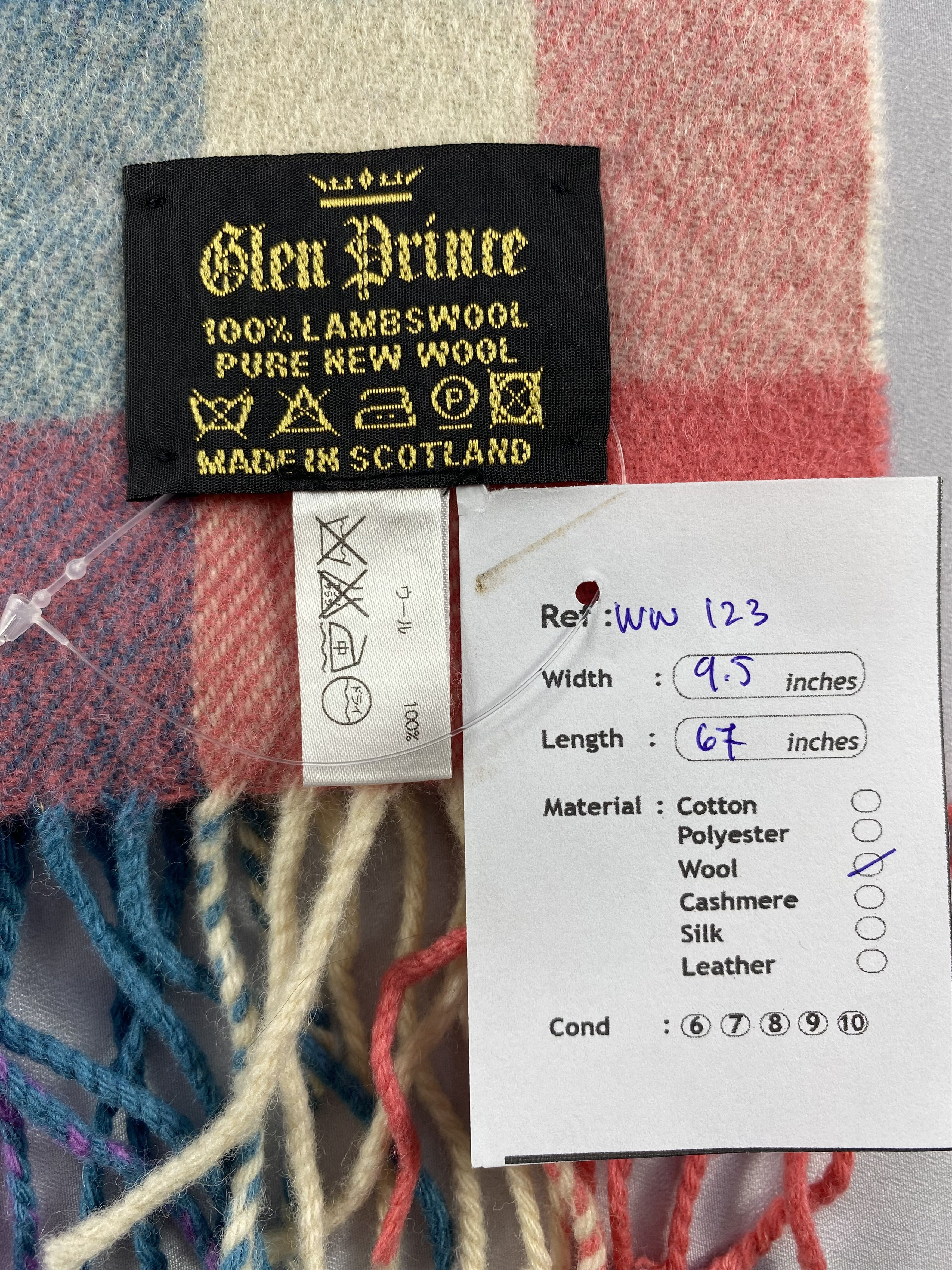 Vintage Glen Prince Scarf / Muffler / Neckwear - WW123 Size ONE SIZE - 5 Thumbnail