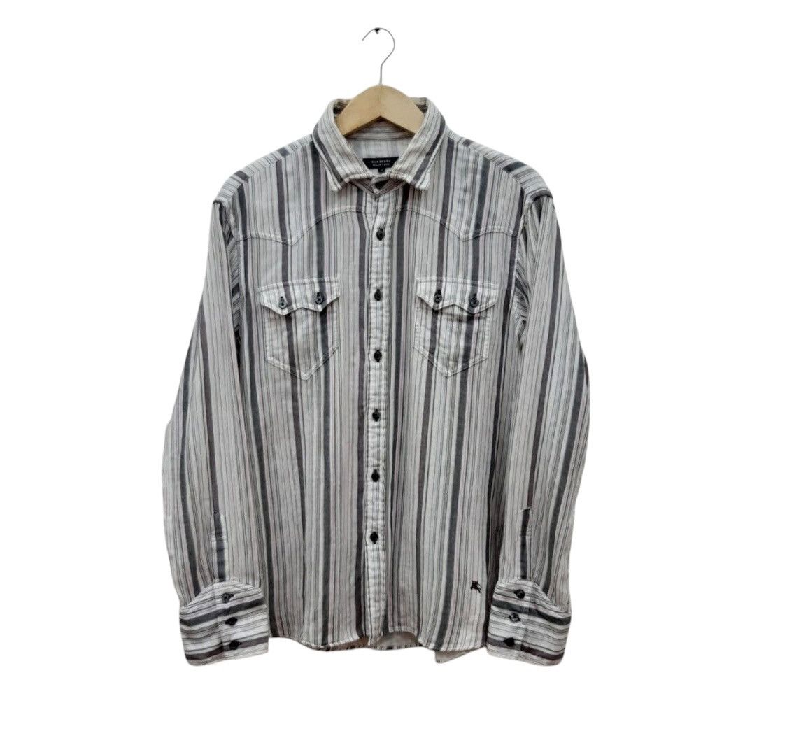 Burberry × Designer Vtg Burberry button up shirt Size US L / EU 52-54 / 3 - 1 Thumbnail