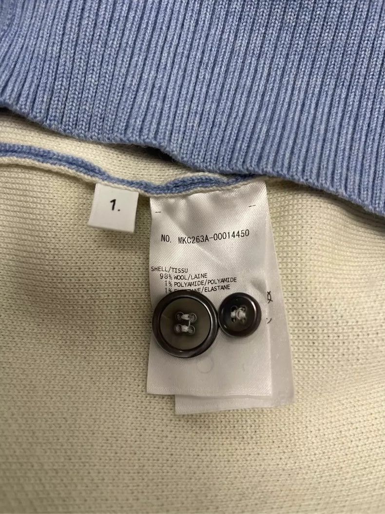 Thom Browne Thom Browne size1 Dolphin wool sweater with blue background Size US S / EU 44-46 / 1 - 6 Thumbnail