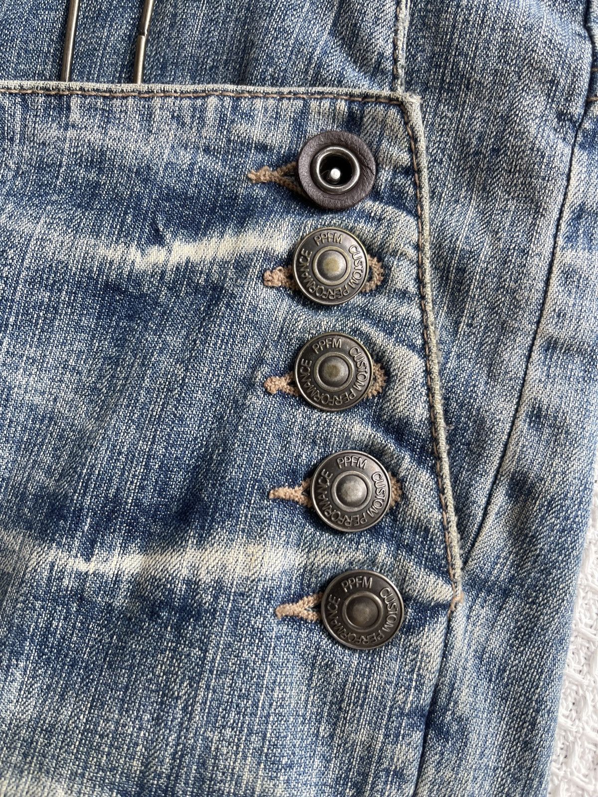 Hysteric Glamour LastDrop🔥Rare🔥PPFM Seditionaries Punk Design LightWash Denim Size US 34 / EU 50 - 6 Thumbnail