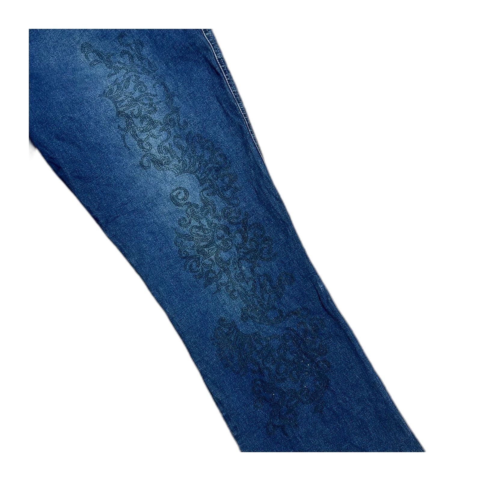 The Unbranded Brand Mwah Jeans Denim Design Straight Leg Design Patterns Women S Size US 26 / EU 42 - 5 Thumbnail