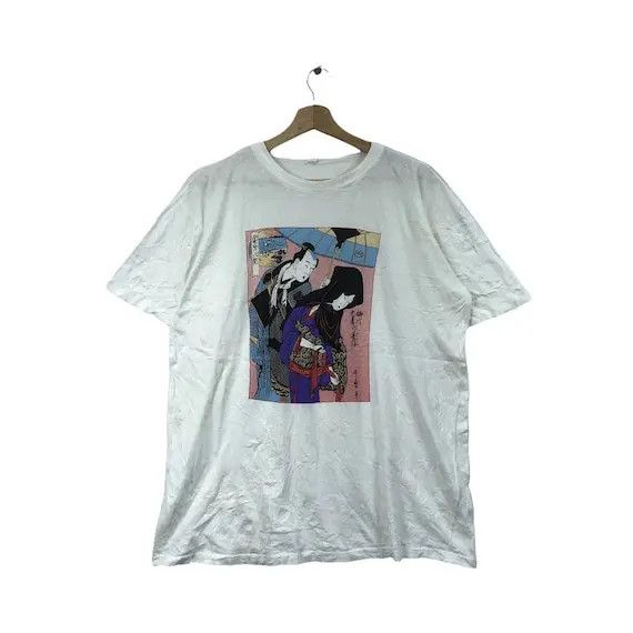 Japanese Brand Vtg 80’ GEISHA GEIKO JAPAN we’re Of Artwork Painting Size US L / EU 52-54 / 3 - 1 Thumbnail