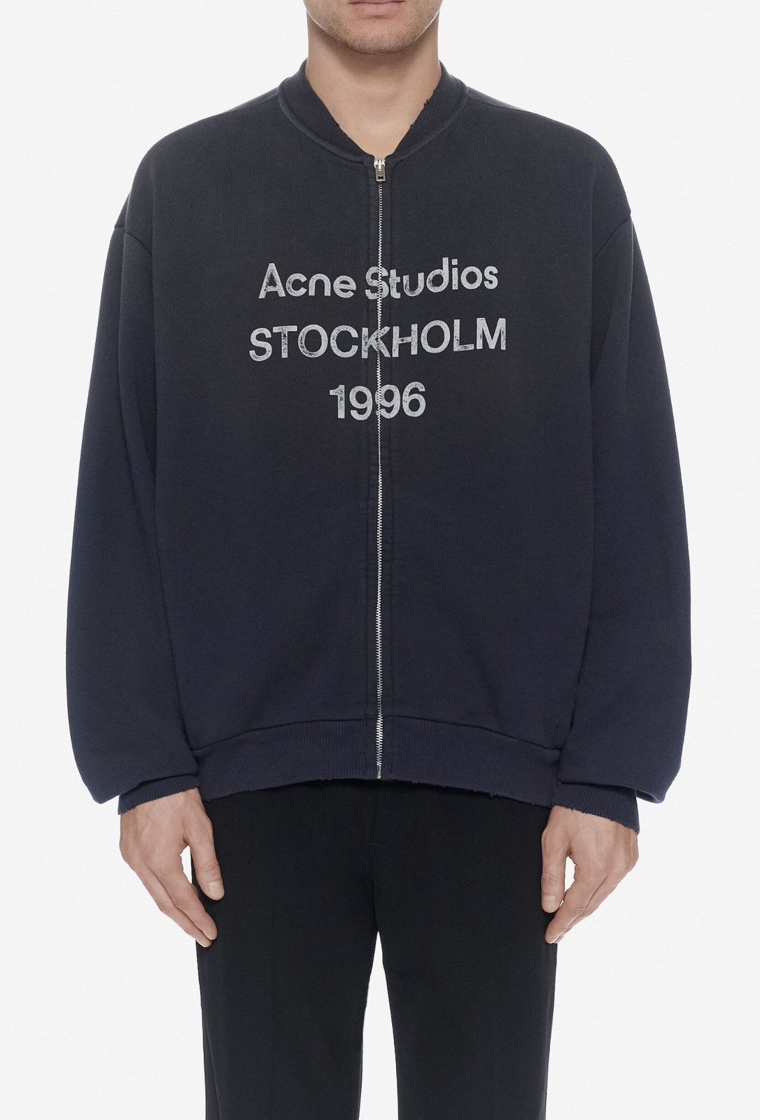 Acne Studios Acne Studios Stockholm 1996 Zip Up Sweatshirt Size US XL / EU 56 / 4 - 1 Thumbnail