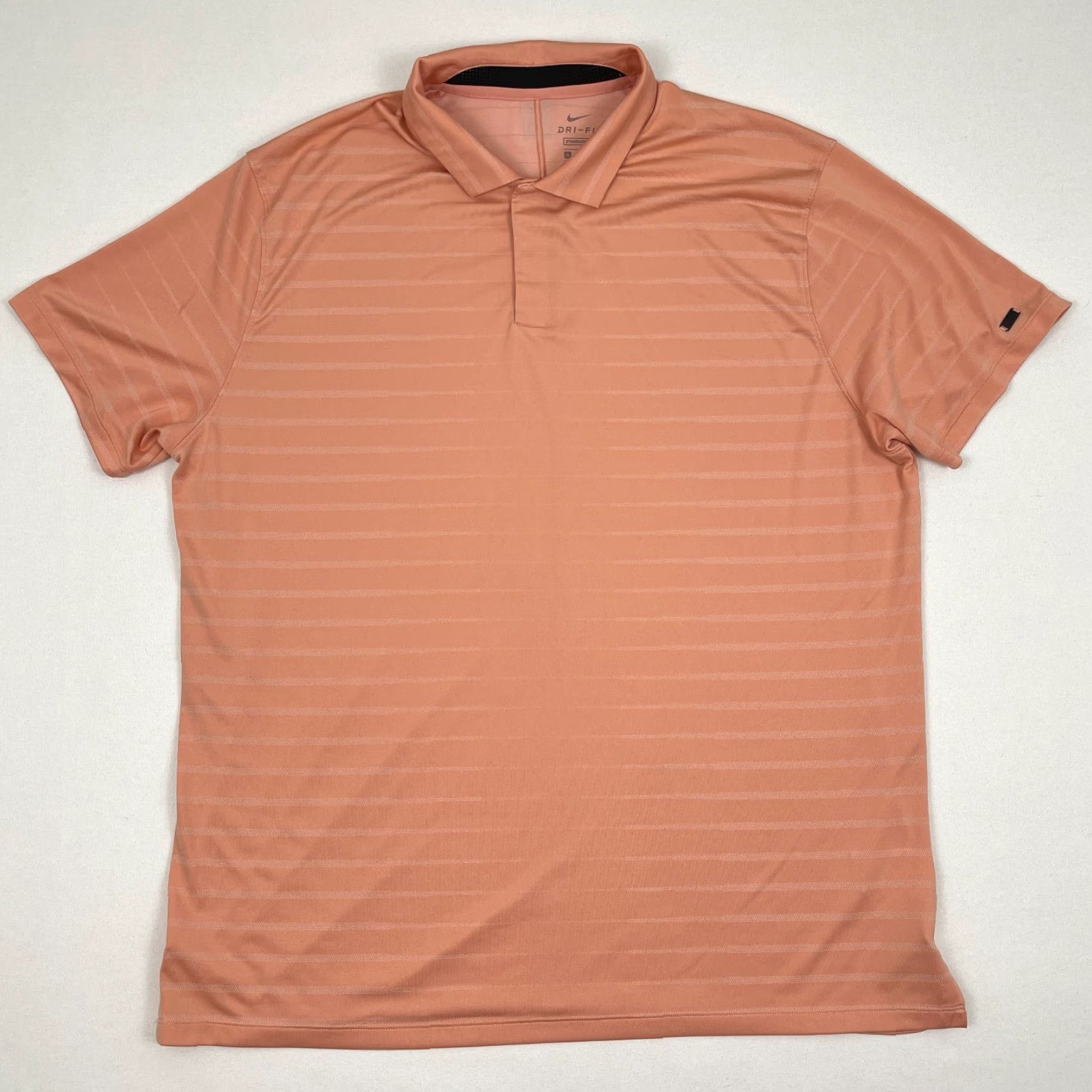 Nike Nike Tiger Woods Polo Shirt Mens XL Orange Golf Preppy Active Performance Size US XL / EU 56 / 4 - 2 Thumbnail