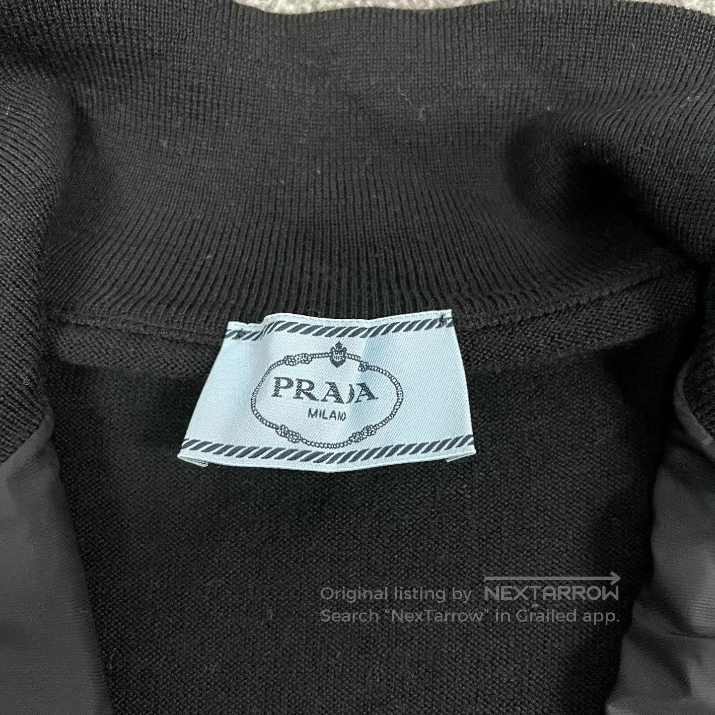 Prada PRADA Metal Triangle Knit Nylon Jacket. Size US M / EU 48-50 / 2 - 6 Thumbnail