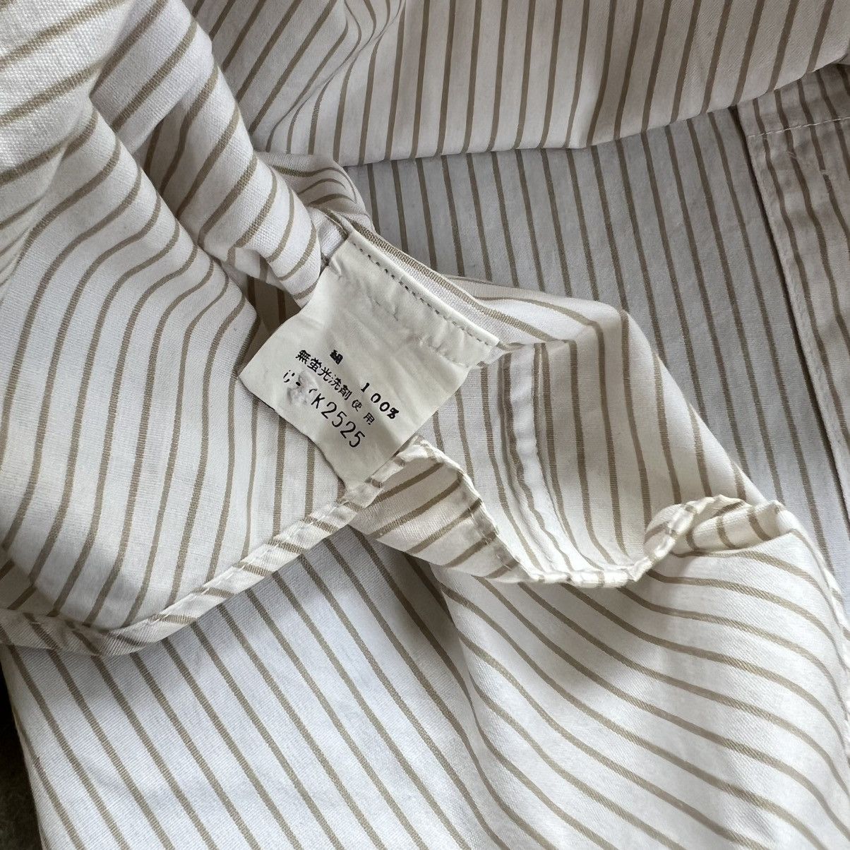 Issey Miyake Vintage Issey Miyake Stripe Gimmick Pocket Long Sleeve Shirt Size US XL / EU 56 / 4 - 8 Thumbnail