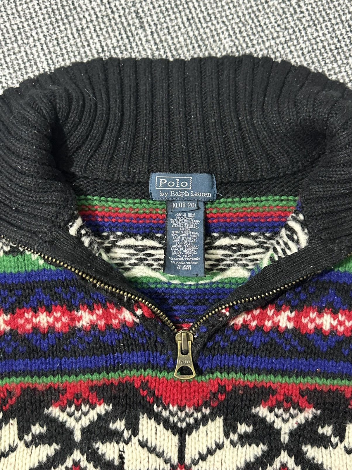 Polo Ralph Lauren ralph lauren half zipper knitwear Size US M / EU 48-50 / 2 - 3 Thumbnail