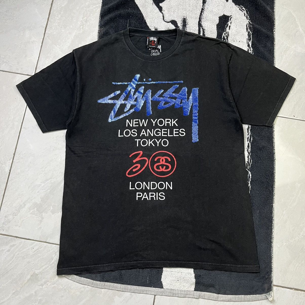 Hypebeast × Stussy Stussy Angel 8 Ball Tee | Grailed