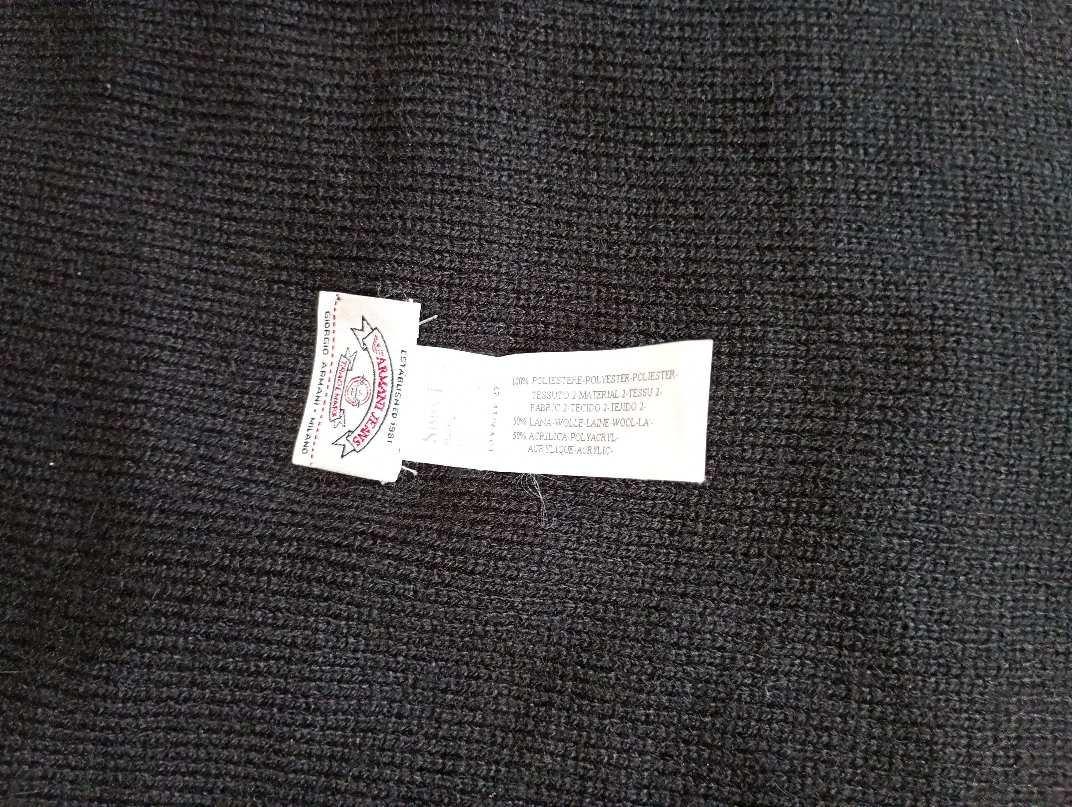 Giorgio Armani Armani Jeans Scarf Vintage 90's Size ONE SIZE - 6 Thumbnail