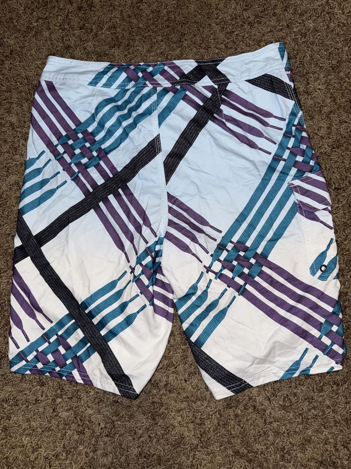Nike VINTAGE Nike Men’s 6.0 Scout Laces Surf Board Swim Beech Summer Shorts Size US 32 / EU 48 - 11 Thumbnail