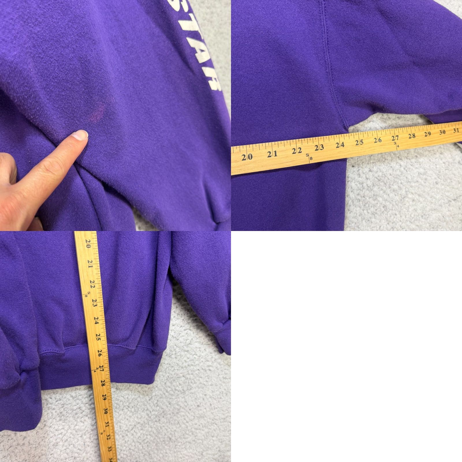 Tultex VTG 90s Southern All Star Racing Series Sweatshirt Men's XL Pullover Made In USA Purple Crew Neck Graphic Print Embroidered Logo Tultex Size US XL / EU 56 / 4 - 8 Thumbnail