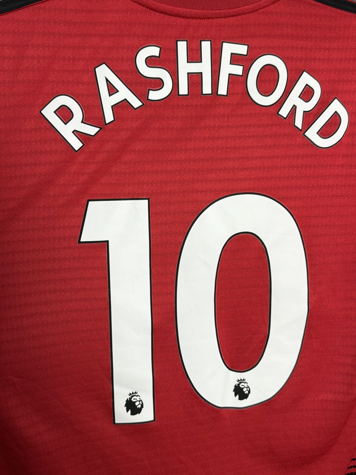 Adidas Manchester United 18/19 Home Rashford Football Jersey Shirt Size US M / EU 48-50 / 2 - 3 Thumbnail