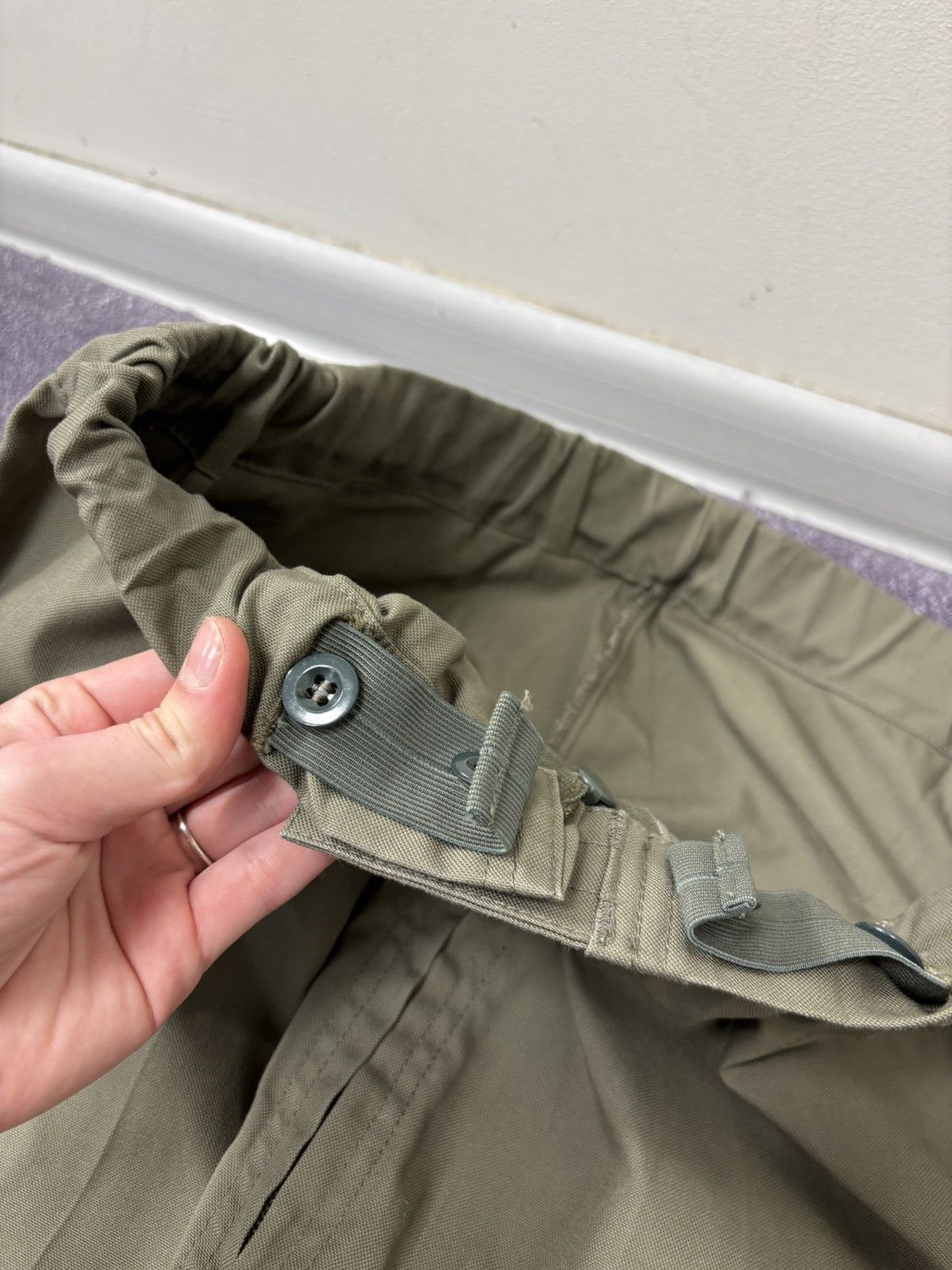 Other Vintage Bundeswehr German Army Olive Field Pants Military Size US 36 / EU 52 - 13 Thumbnail