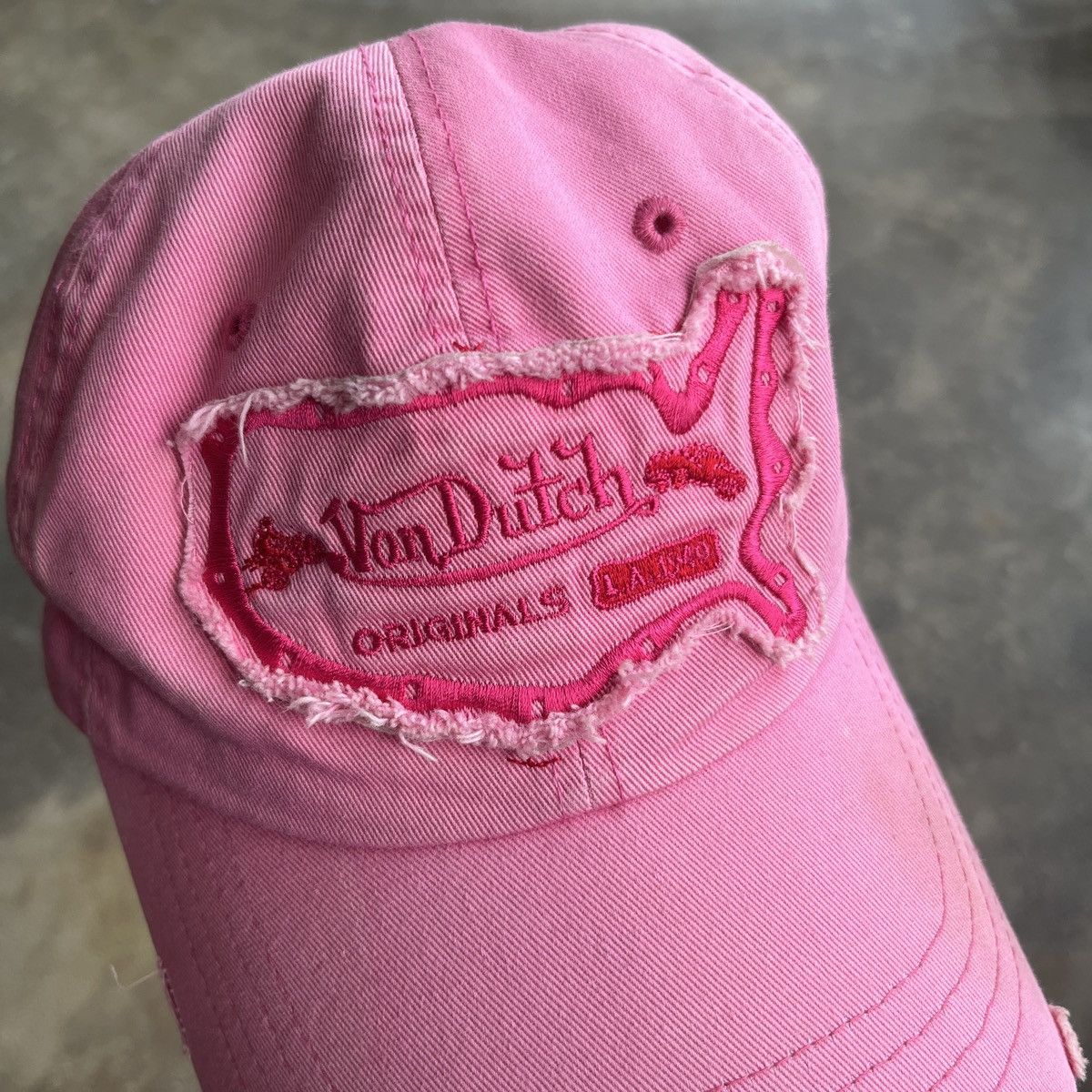 Von Dutch Von Dutch Hats Pink Kustom Made Size ONE SIZE - 2 Thumbnail