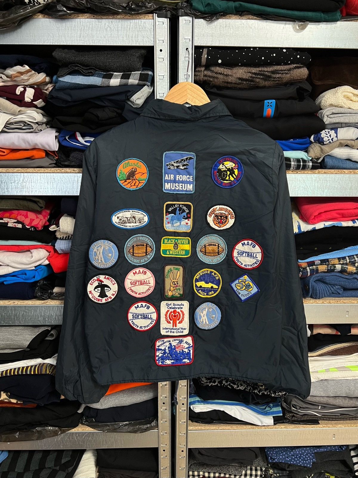 Vintage Vintage 70s Racing & Air Force Jacket Patches Scout Porsche Size US S / EU 44-46 / 1 - 1 Thumbnail