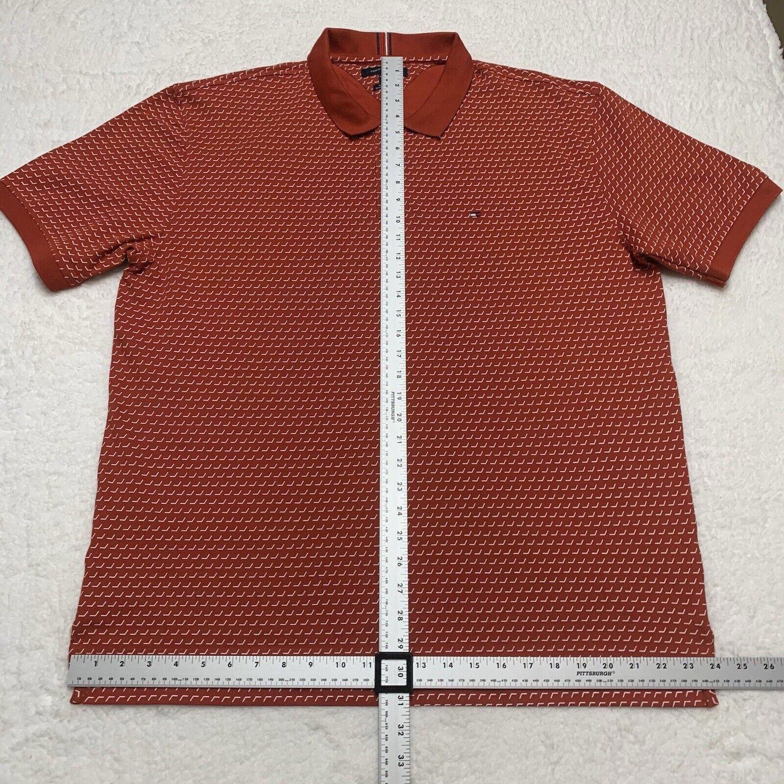 Tommy Hilfiger Tommy Hilfiger Polo XXL Red Orange Cotton Blend Size US XXL / EU 58 / 5 - 8 Thumbnail