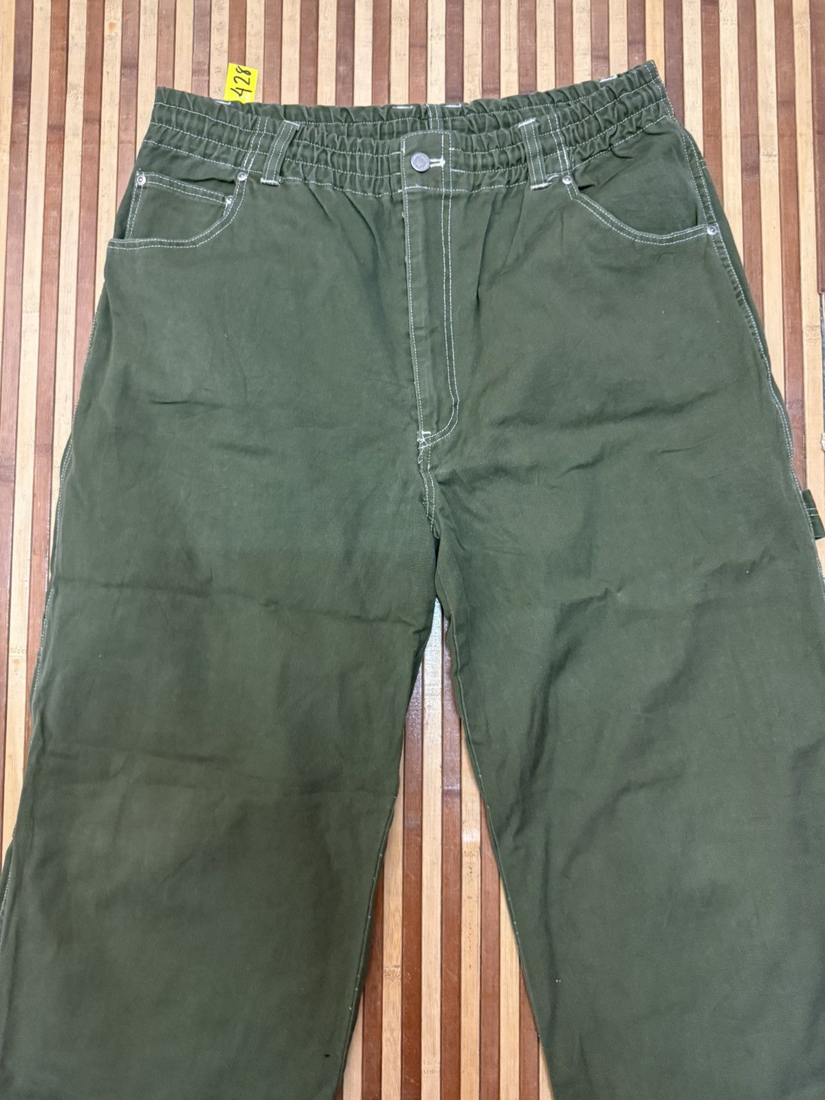 Japanese Brand Baggy Japanese Brand Carpenter Pants Multipocket Streetwear Size US 35 - 2 Thumbnail