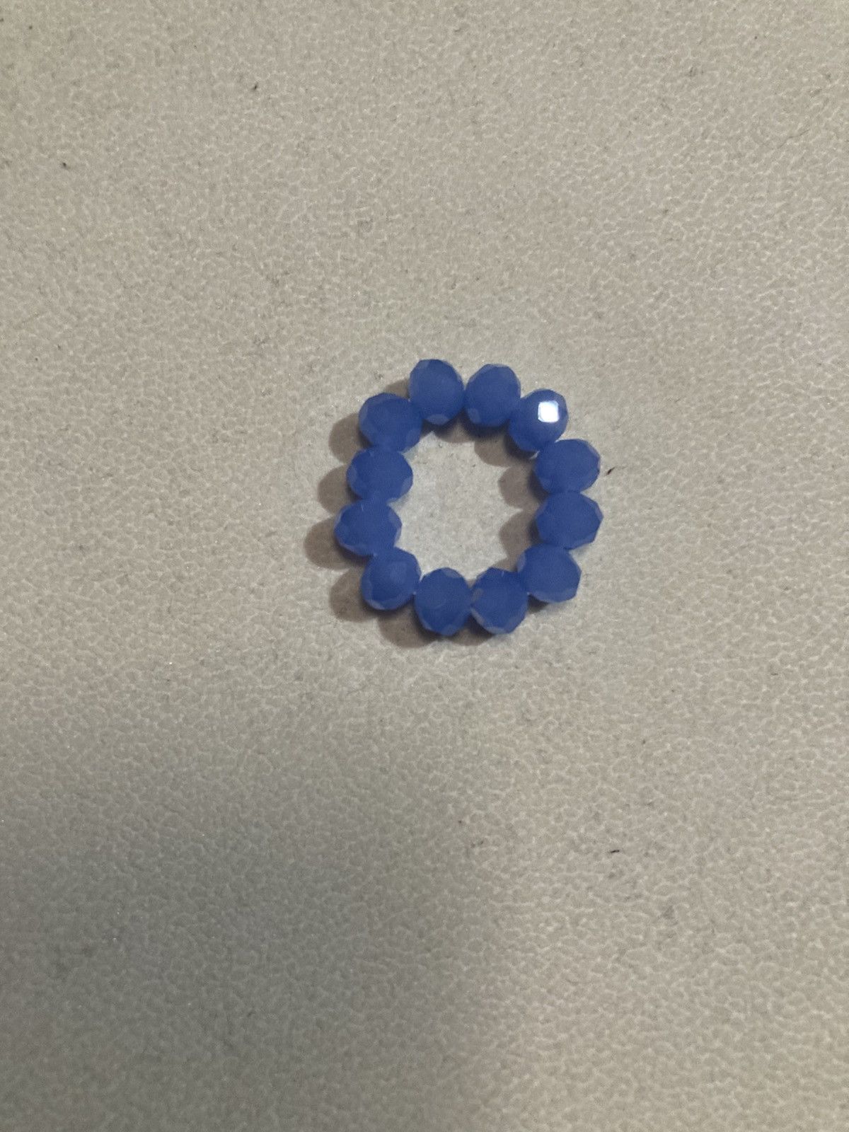 Other Blue faceted ring Size ONE SIZE - 1 Preview